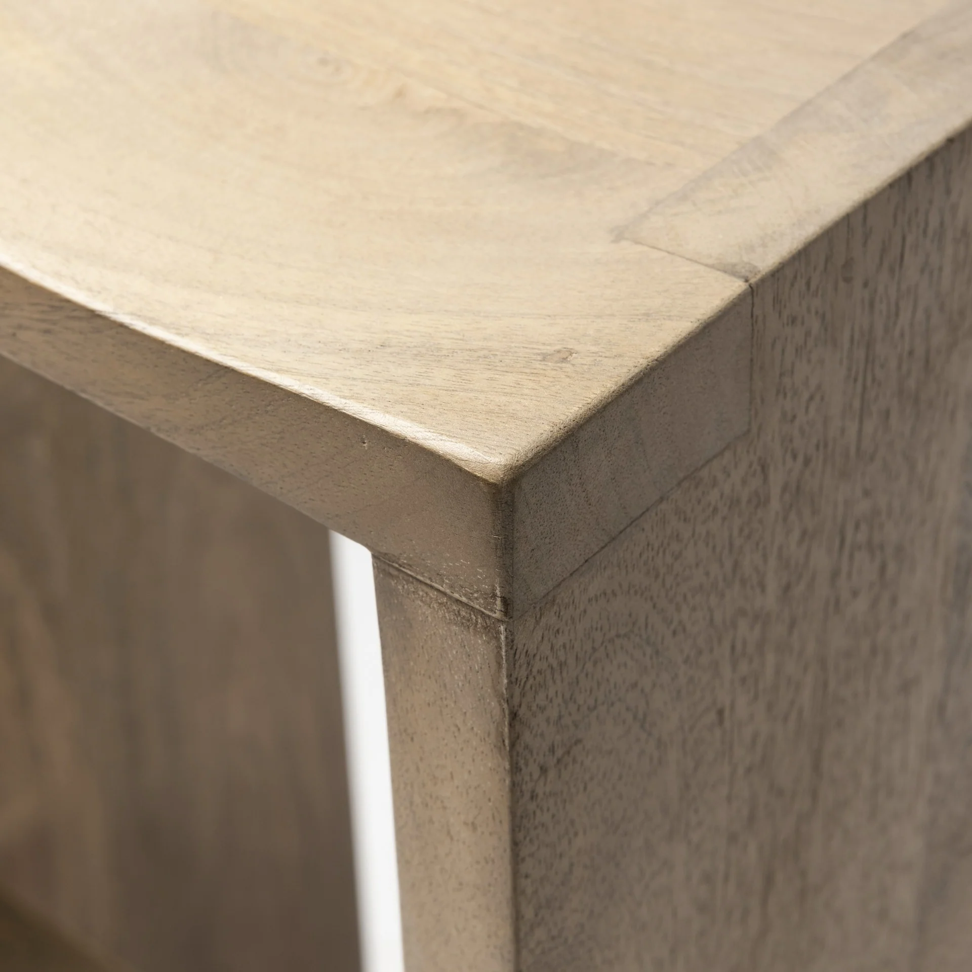 26' Minimal Cool Gray Brown Wood Counter Stool By Homeroots - Image 16