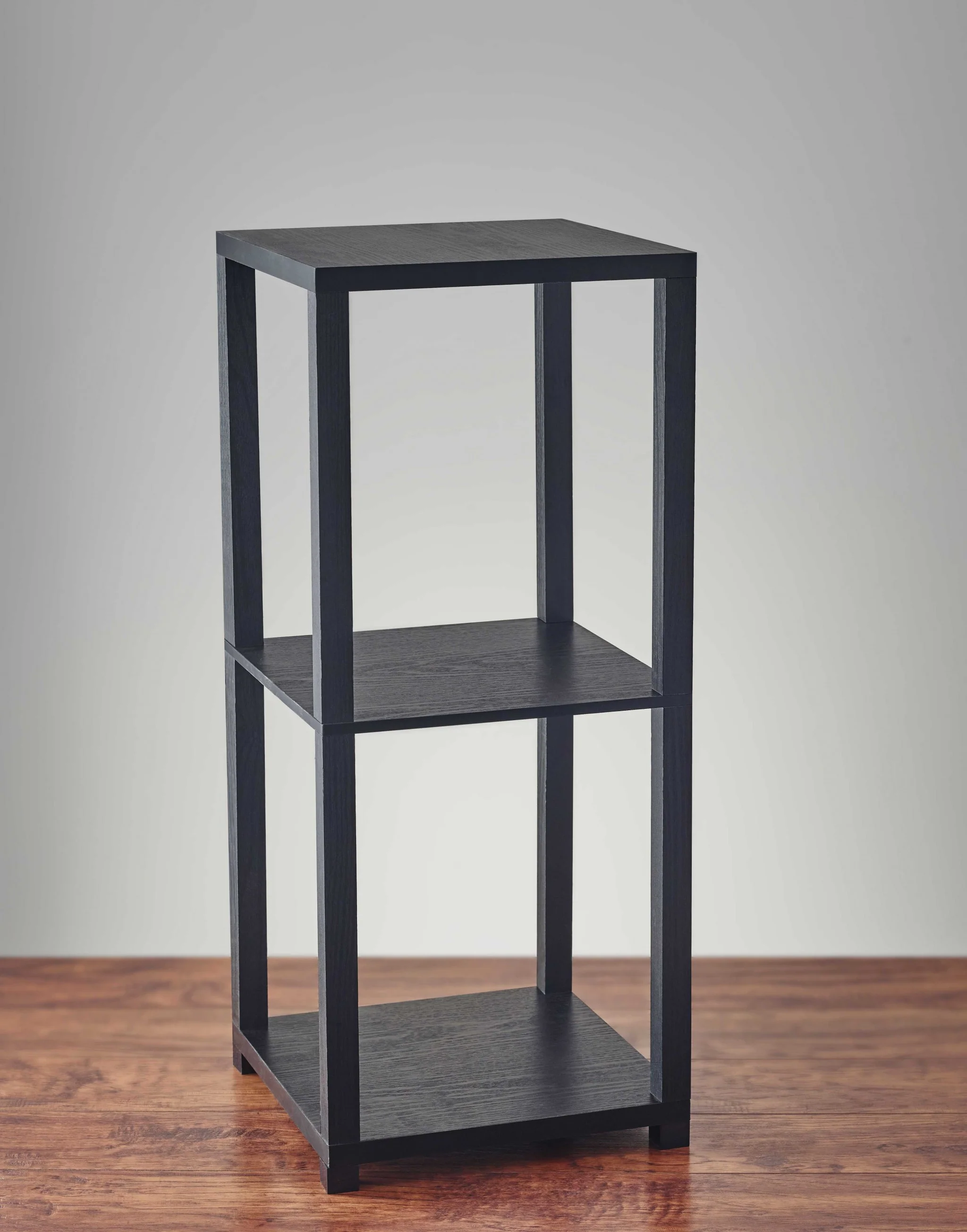 28" H Basic Black Book Case End Table By Homeroots