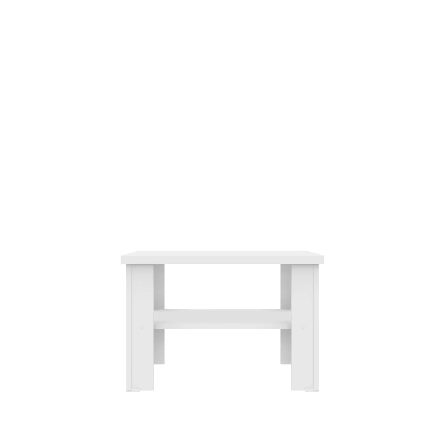36" White End Table By Homeroots