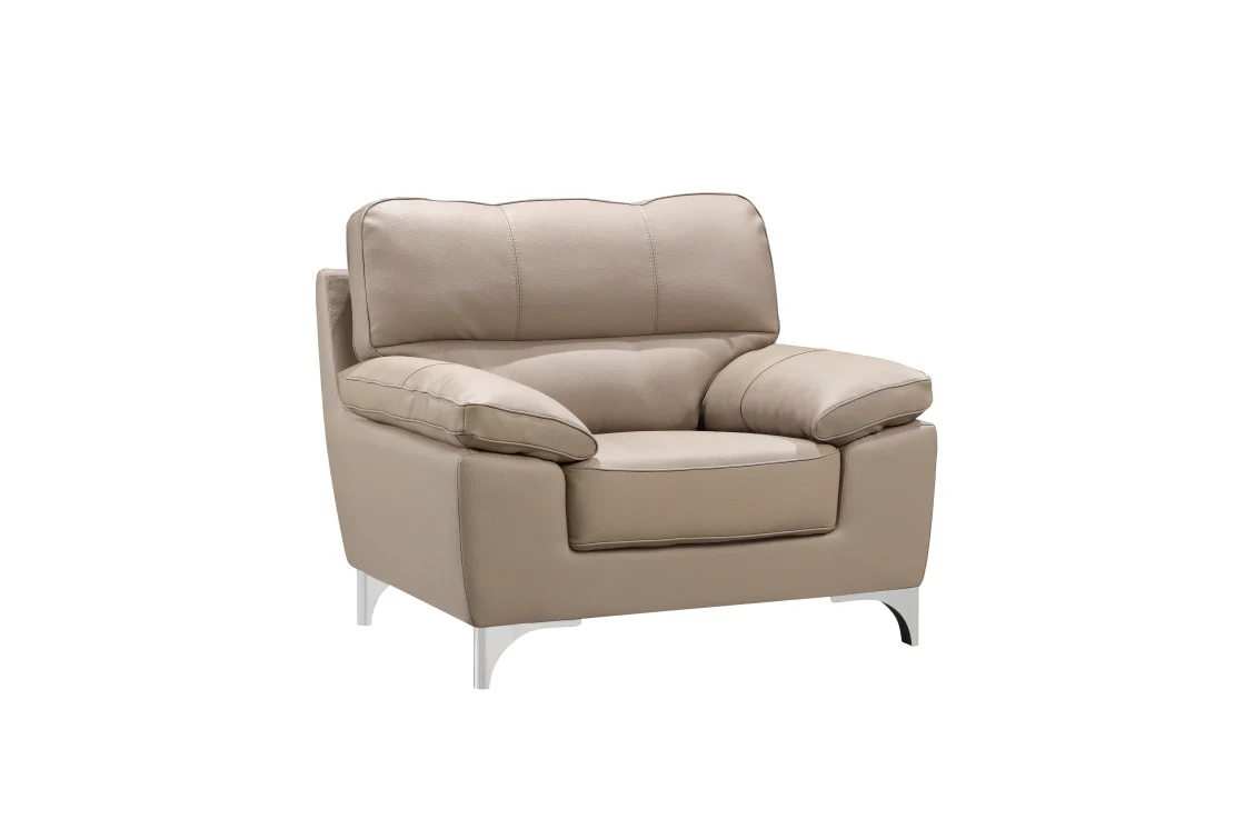 37" Beige Classy Chair By Homeroots