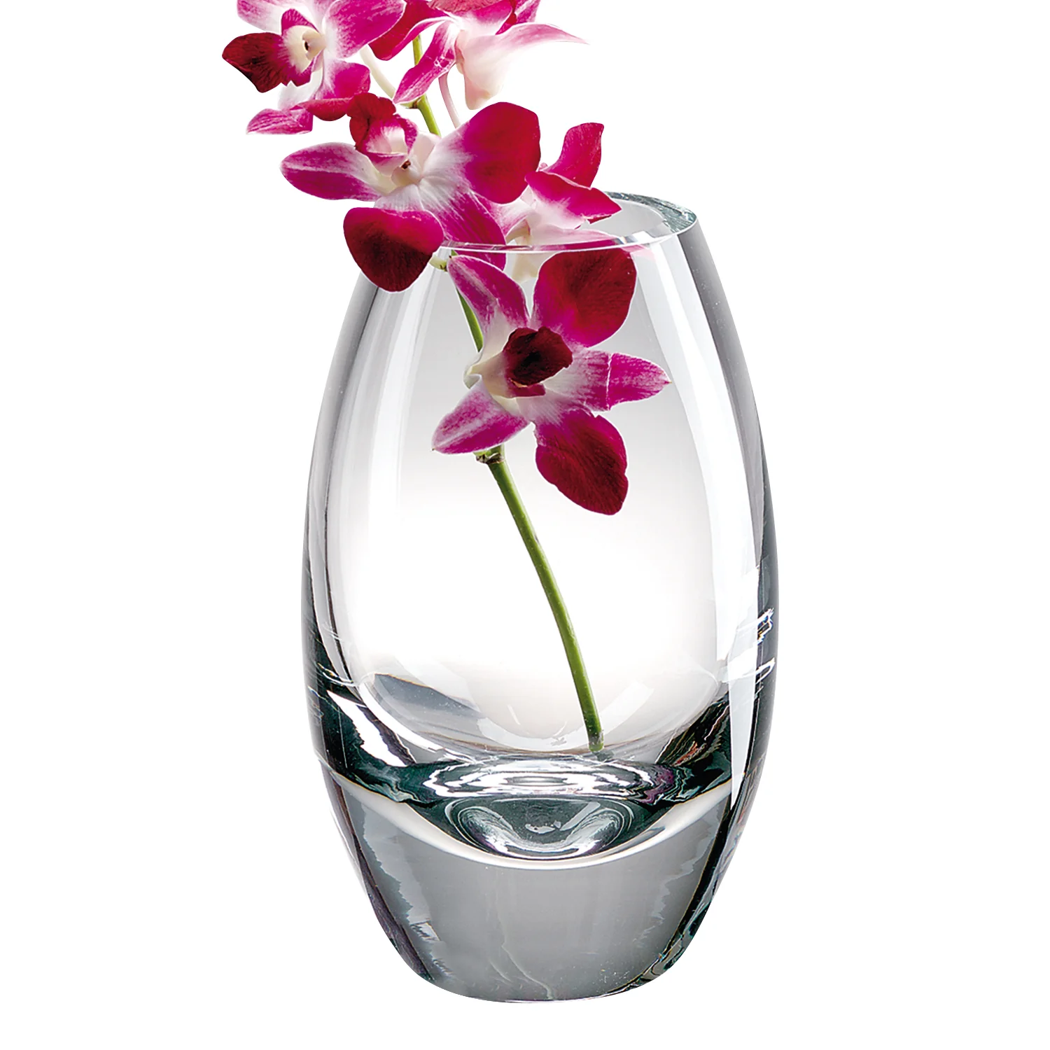 9 Mouth Blown Crystal European Made Vase By Homeroots