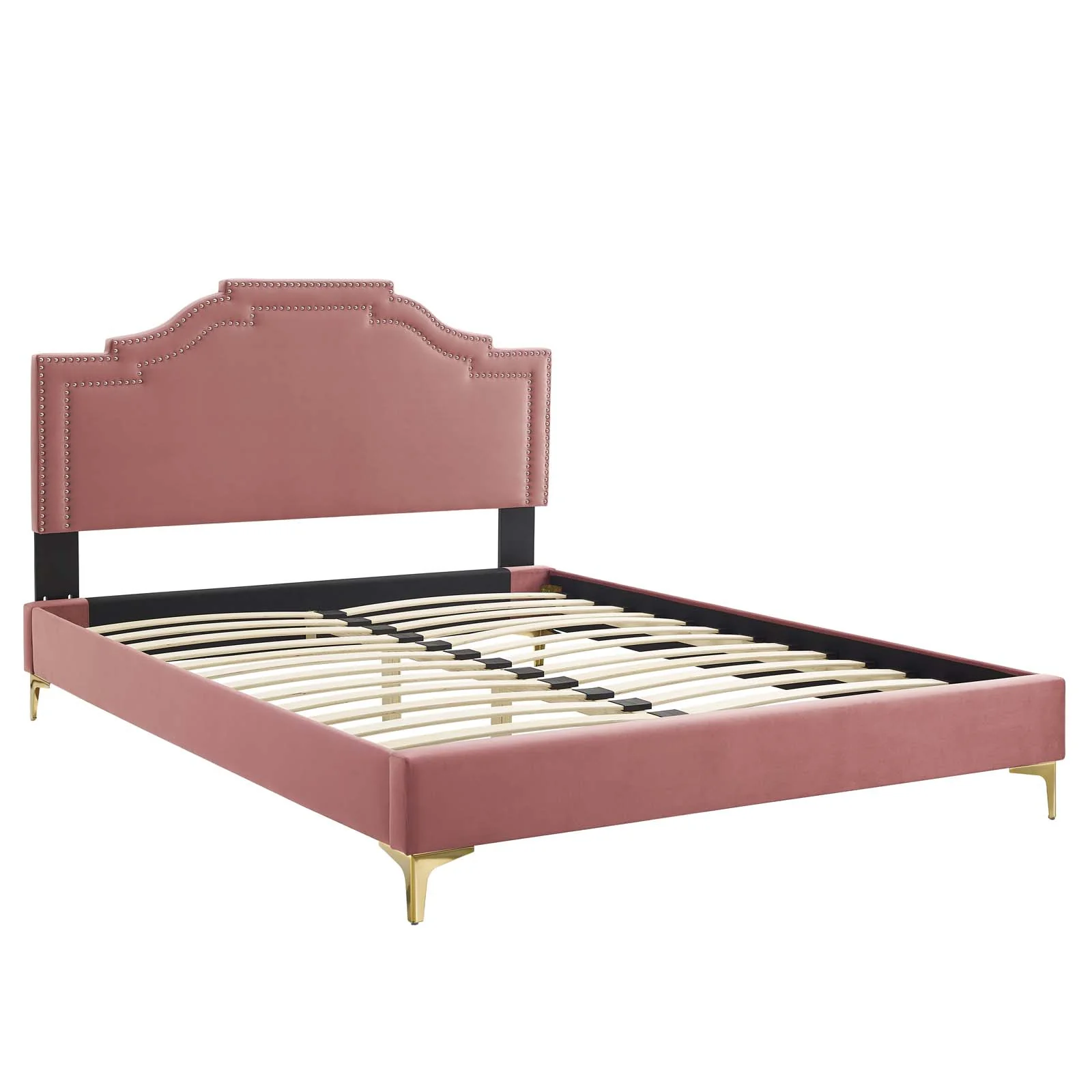 Adelaide Performance Velvet King Platform Bed By Modway - MOD-6862 - Image 23