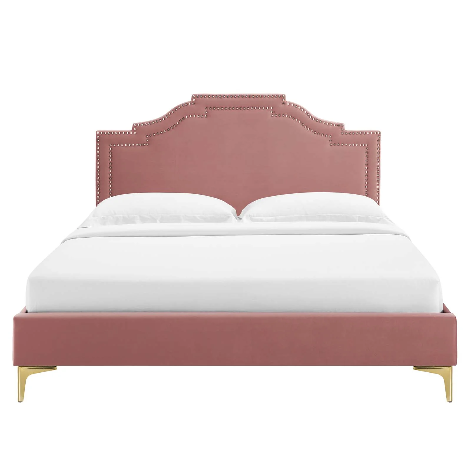 Adelaide Performance Velvet Queen Platform Bed By Modway - MOD-6580 - Image 28