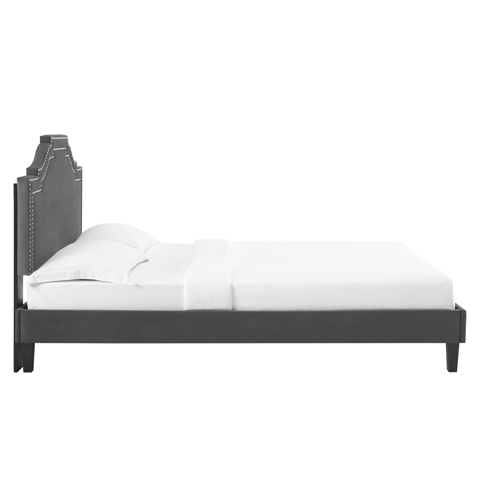 Adelaide Performance Velvet Queen Platform Bed By Modway - MOD-6582 - Image 7