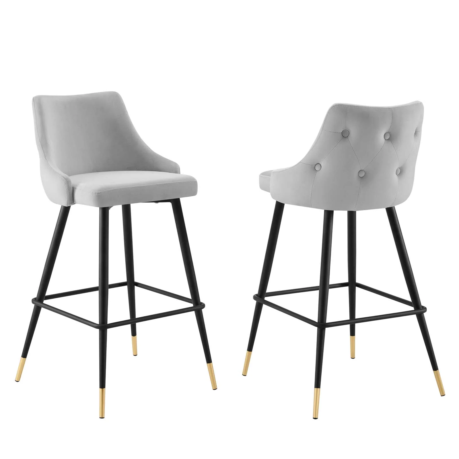 Adorn Performance Velvet Bar Stool Set of 2 By Modway - EEI-4595
