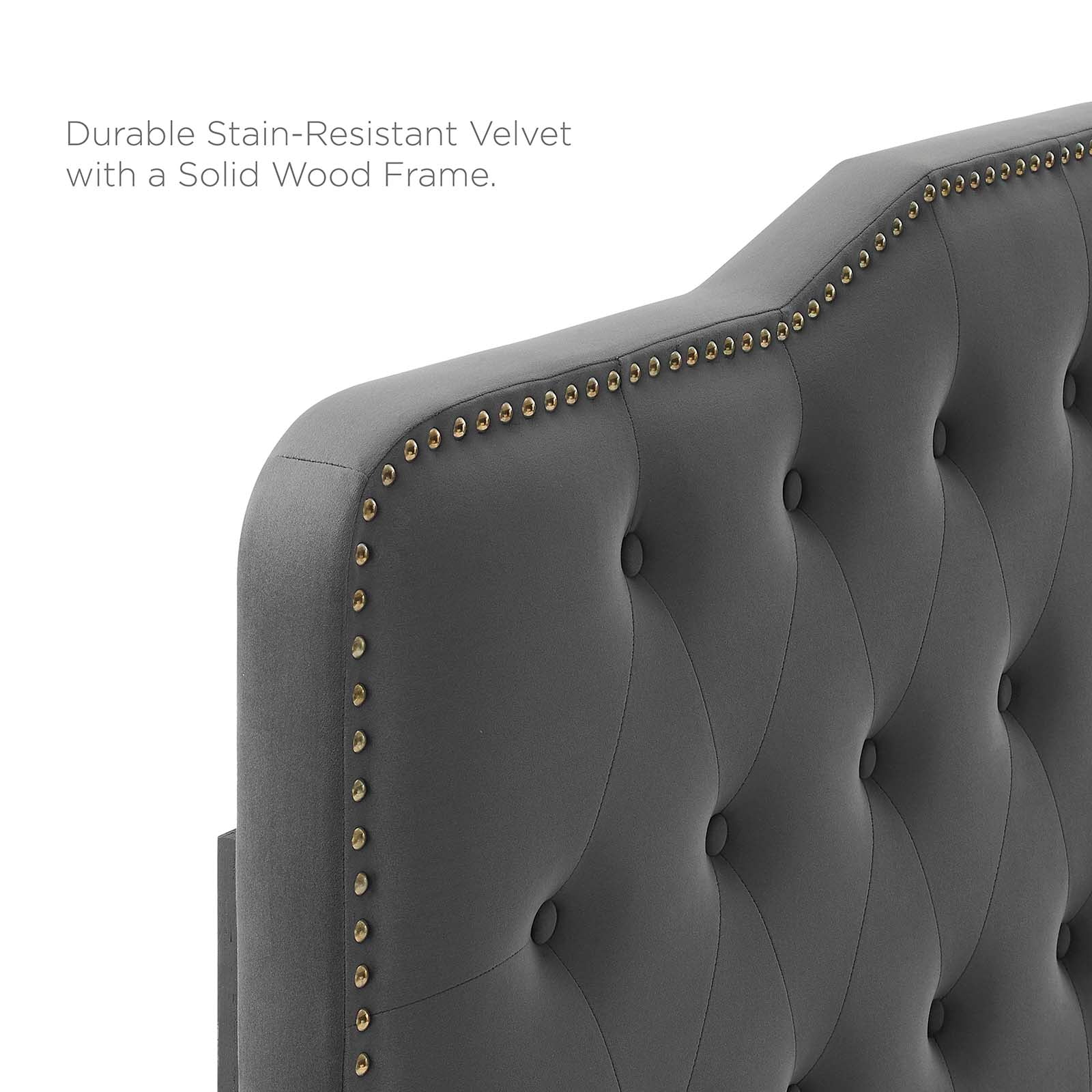 Amber Performance Velvet Queen Platform Bed By Modway - MOD-6775 - Image 3