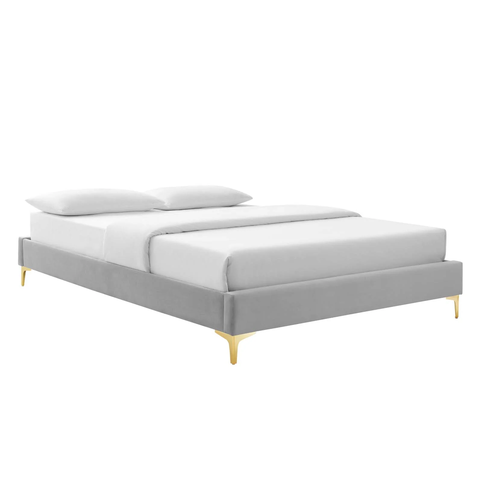 Amber Performance Velvet Queen Platform Bed By Modway - MOD-6775 - Image 41