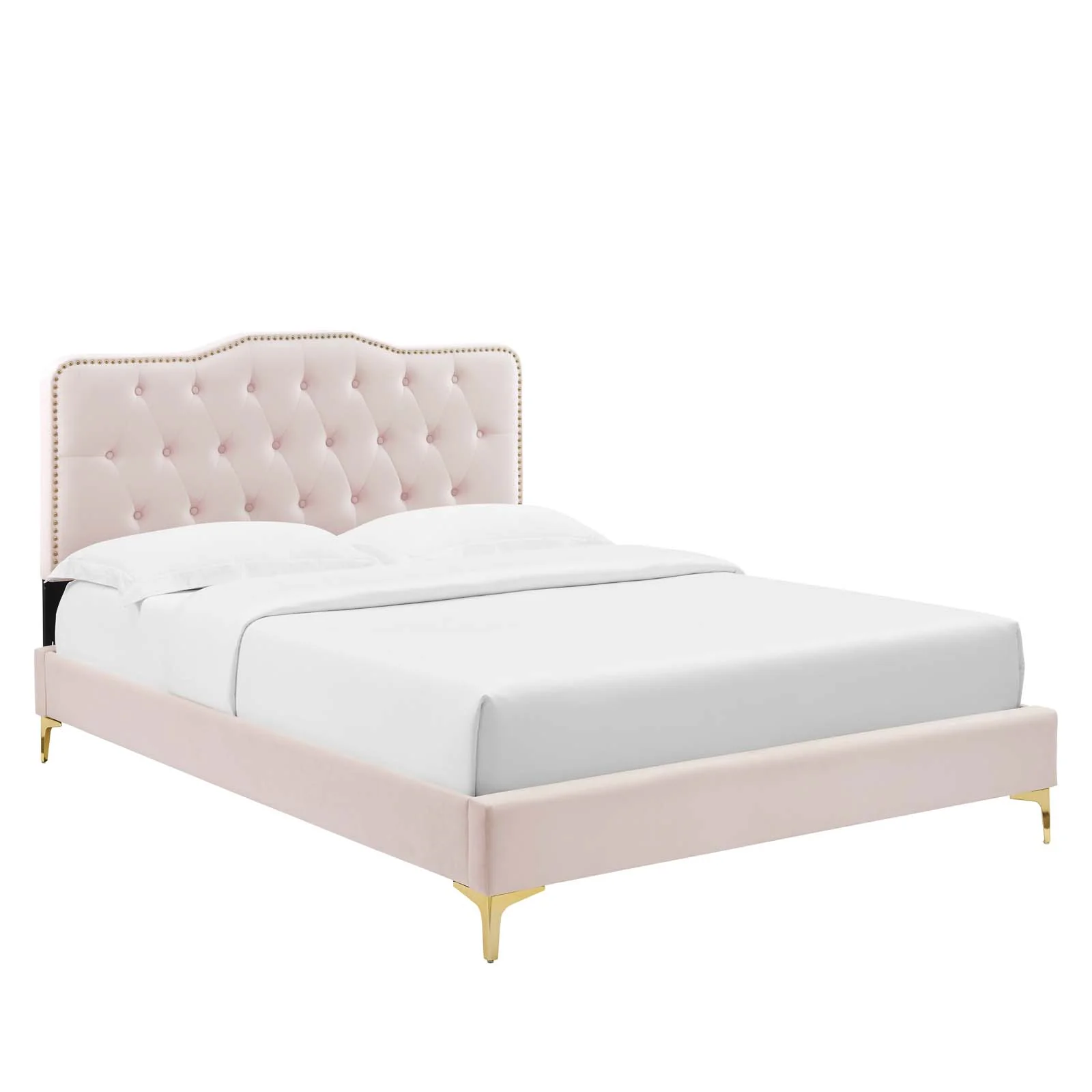 Amber Performance Velvet Queen Platform Bed By Modway - MOD-6775 - Image 76