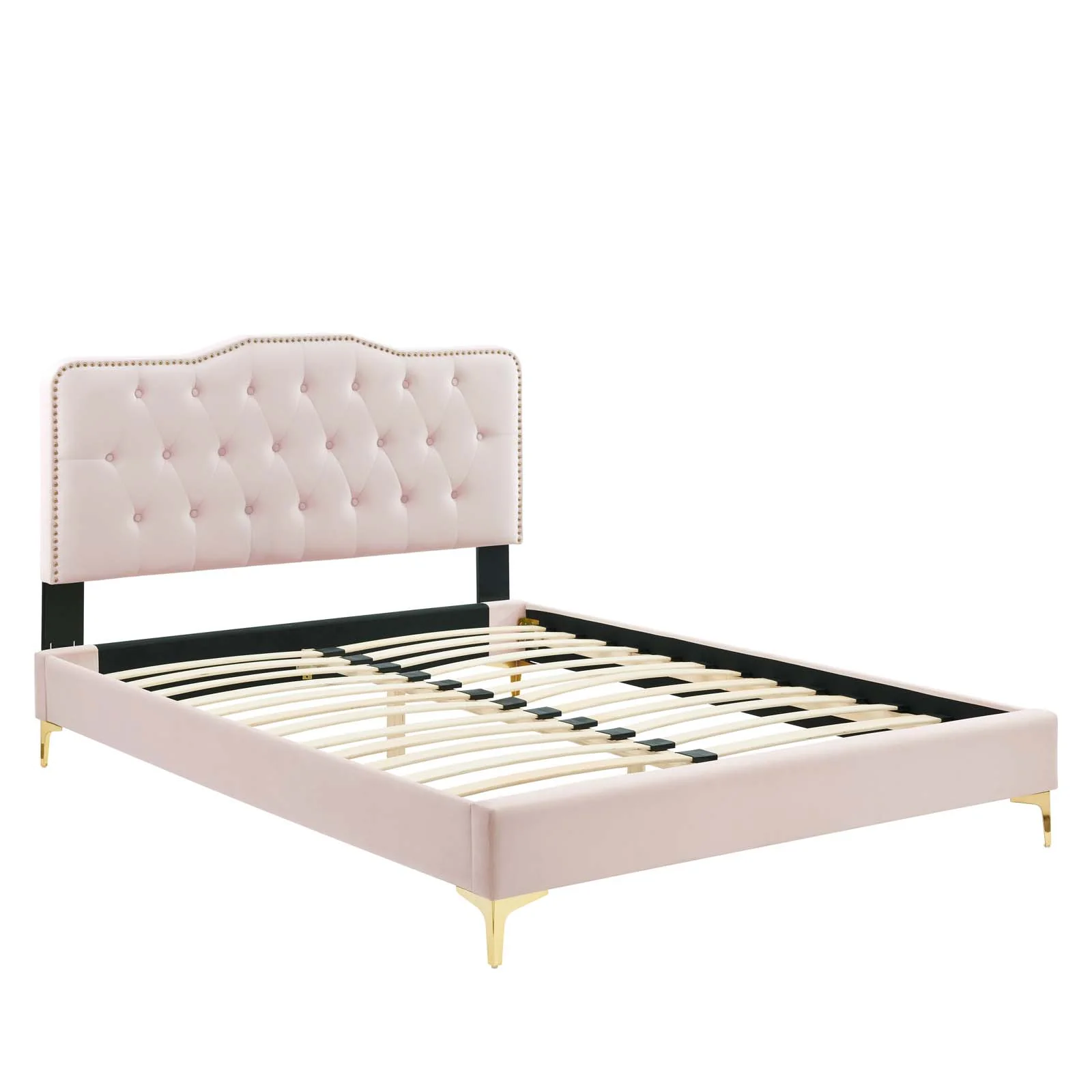 Amber Performance Velvet Queen Platform Bed By Modway - MOD-6775 - Image 84