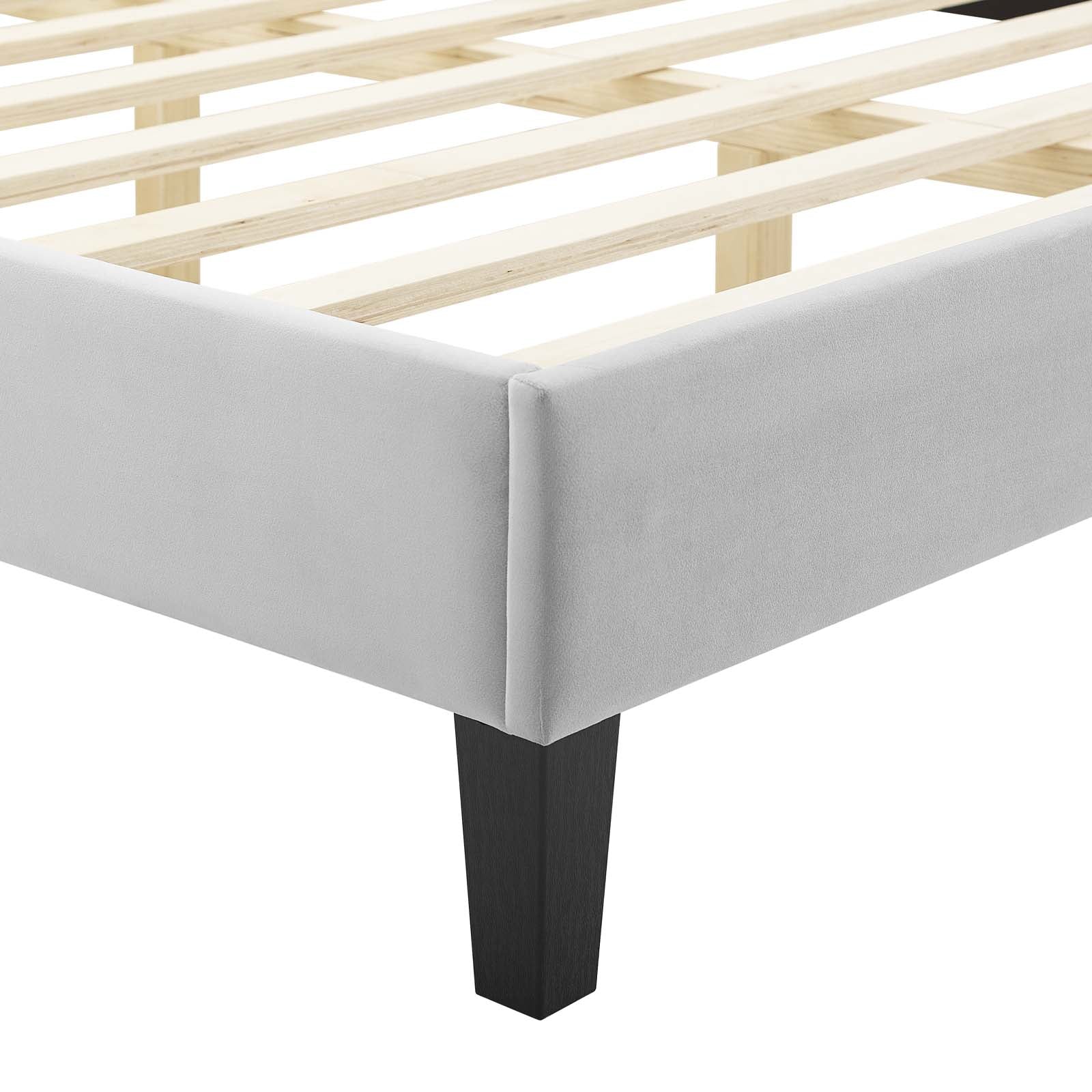 Amber Performance Velvet Queen Platform Bed By Modway - MOD-6777 - Image 39