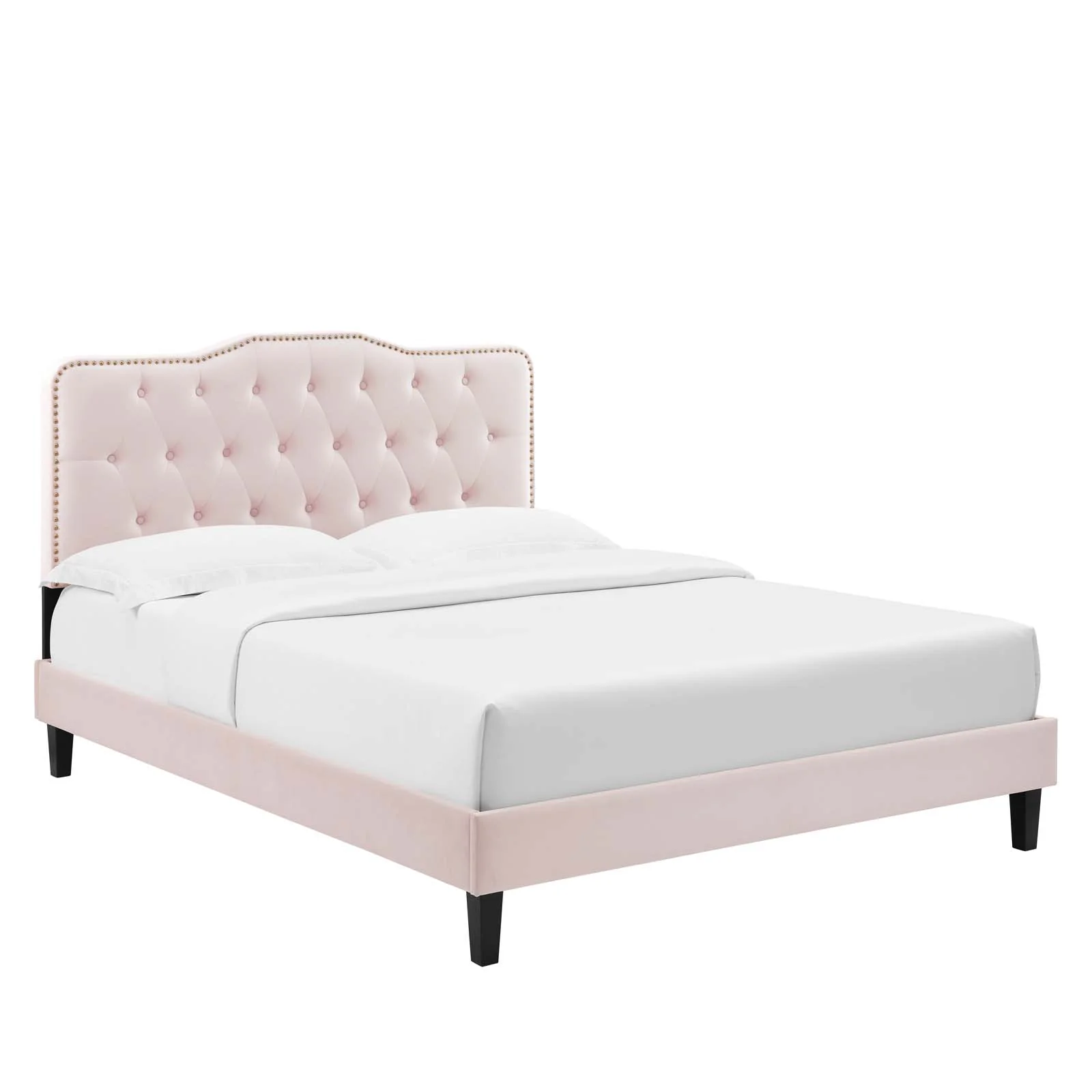 Amber Performance Velvet Queen Platform Bed By Modway - MOD-6777 - Image 70