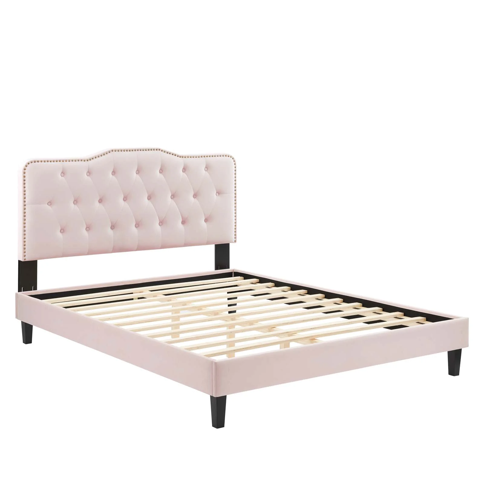 Amber Performance Velvet Queen Platform Bed By Modway - MOD-6777 - Image 77