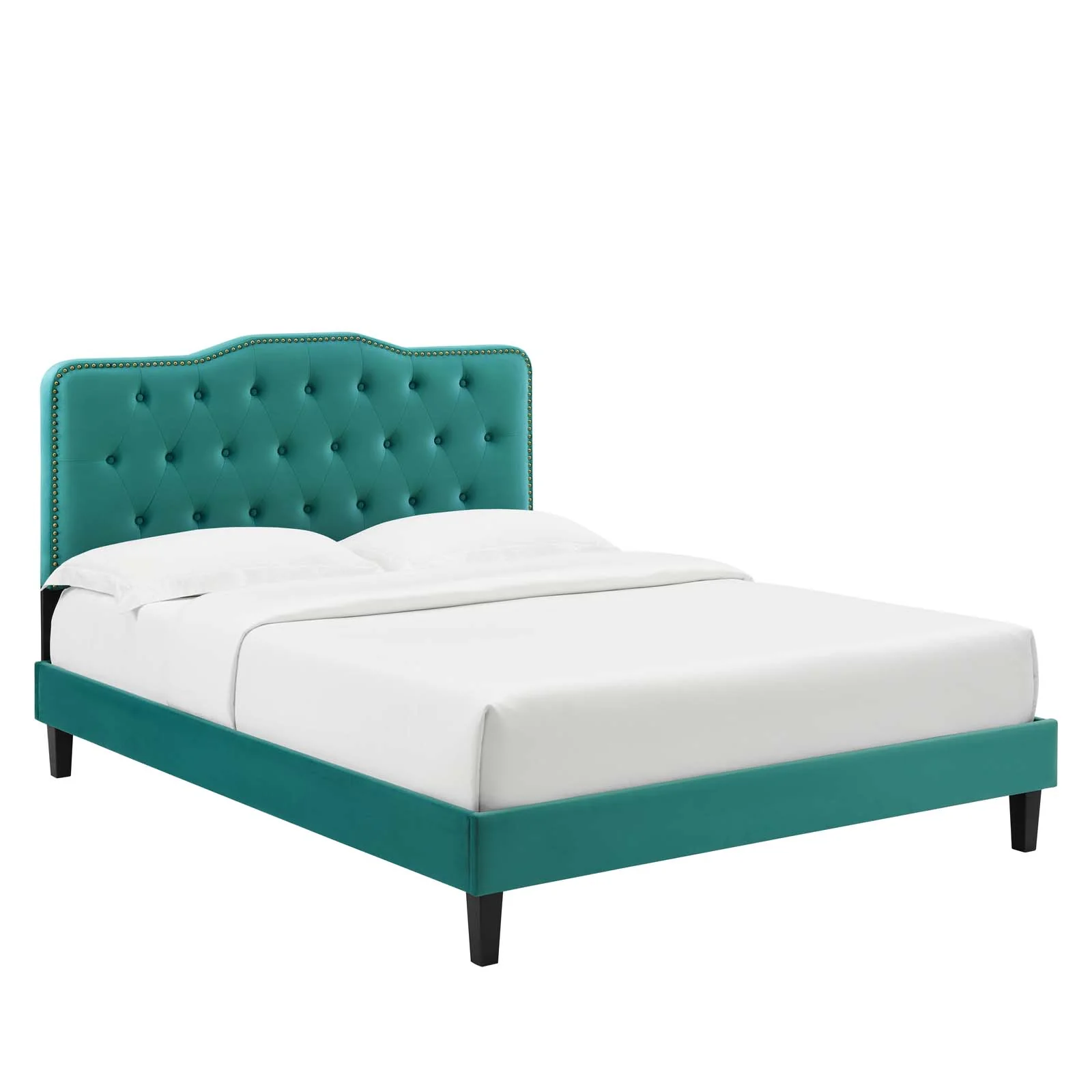 Amber Performance Velvet Queen Platform Bed By Modway - MOD-6777 - Image 84