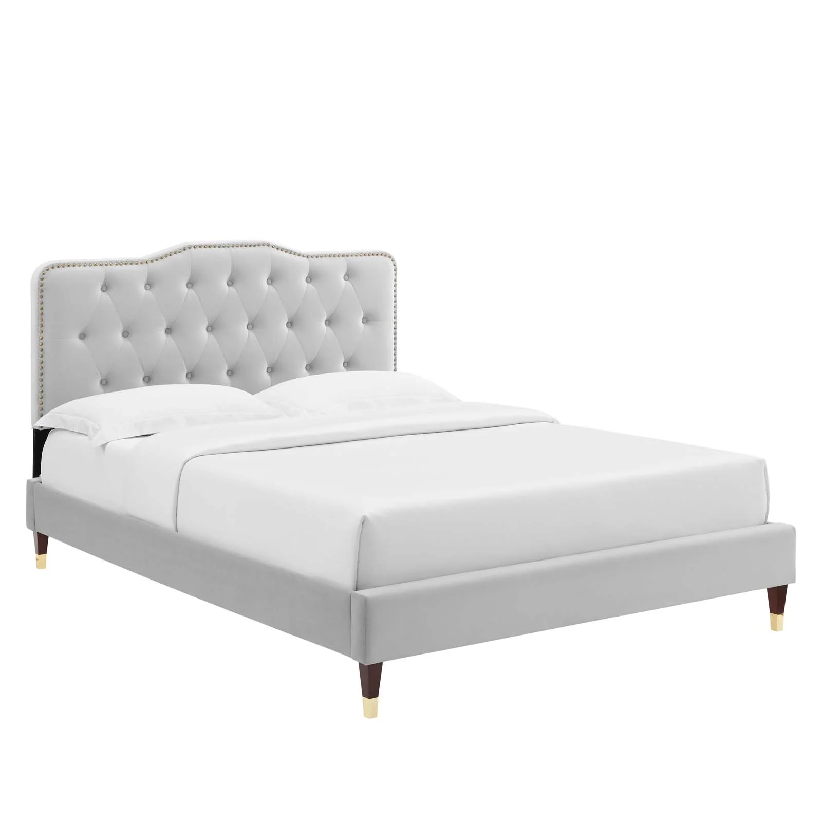 Amber Performance Velvet Twin Platform Bed By Modway - MOD-6779 - Image 30