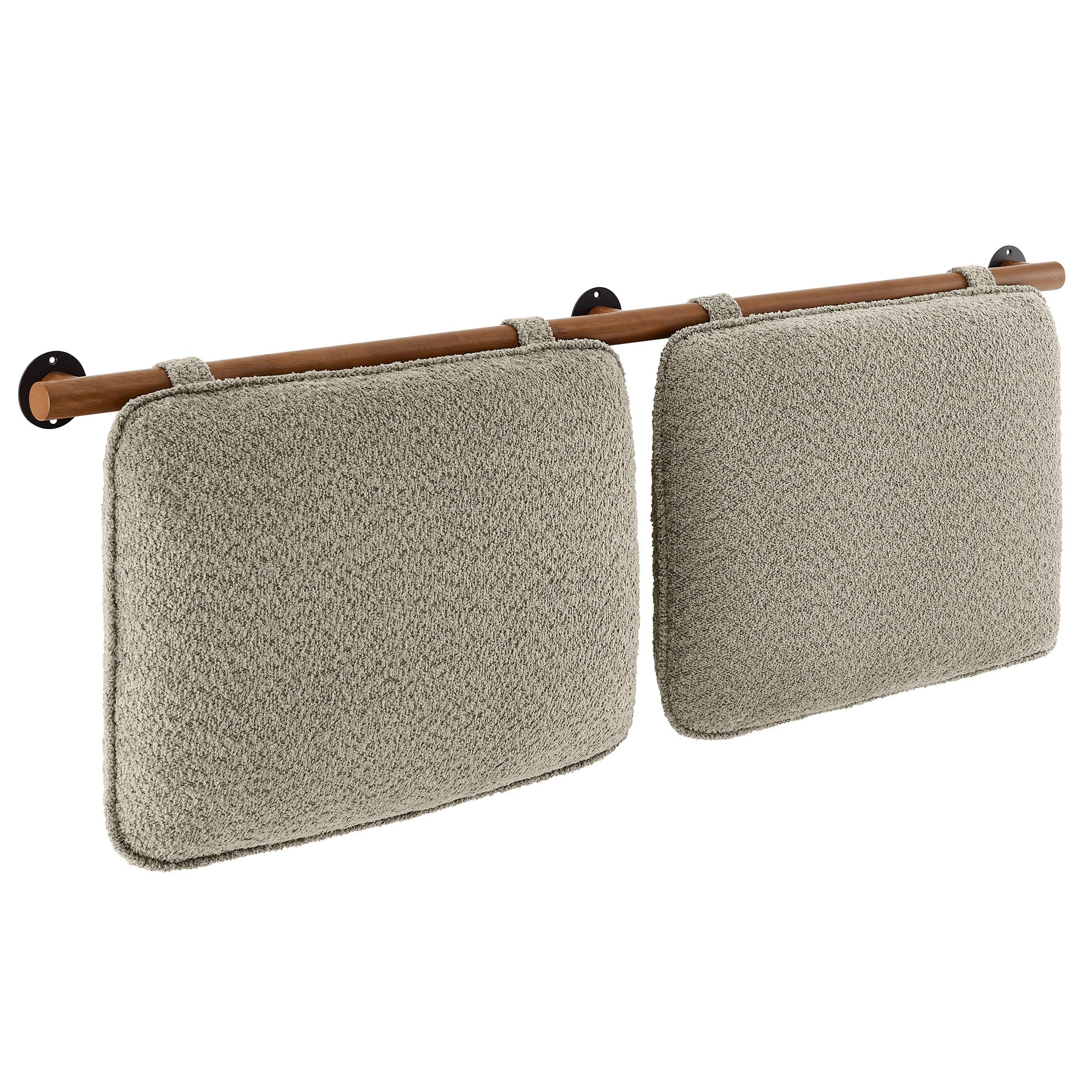 Anela Wall-Mounted Chenille Upholstered Queen Headboard by Modway - Image 17