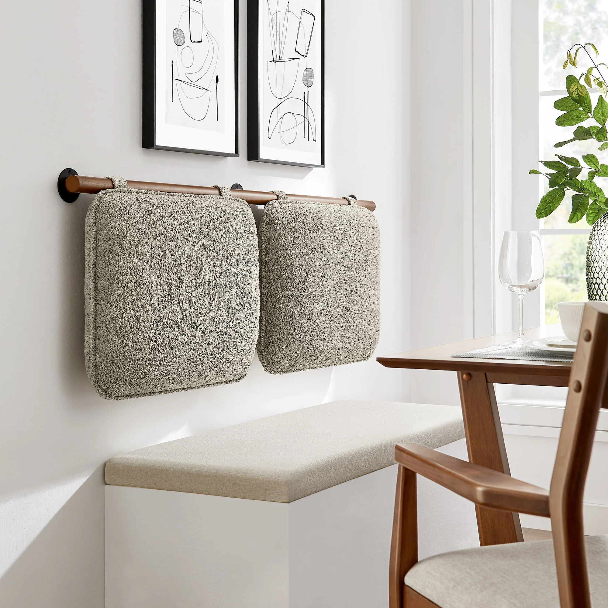 Anela Wall-Mounted Chenille Upholstered Queen Headboard by Modway - Image 20