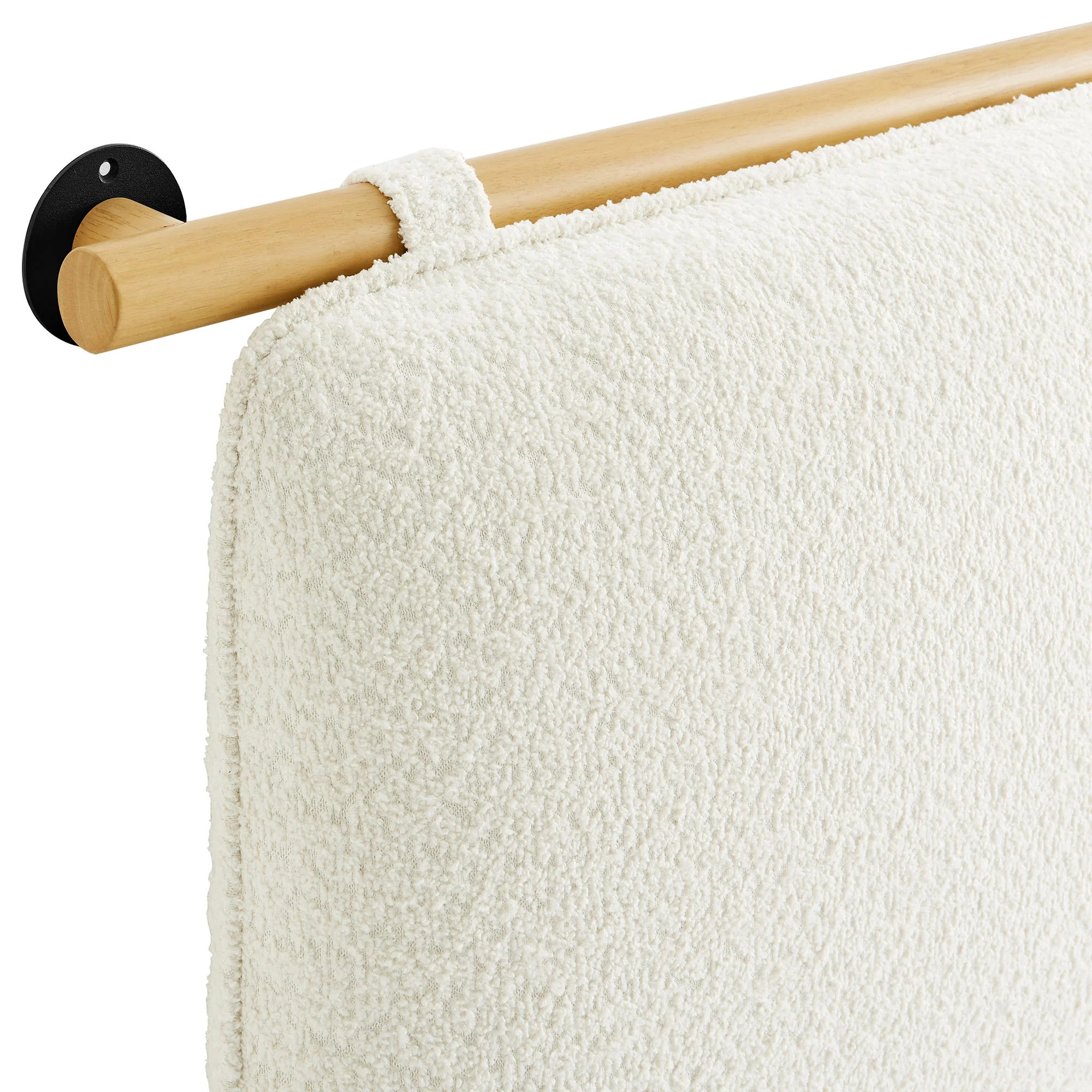 Anela Wall-Mounted Chenille Upholstered Queen Headboard by Modway - Image 4