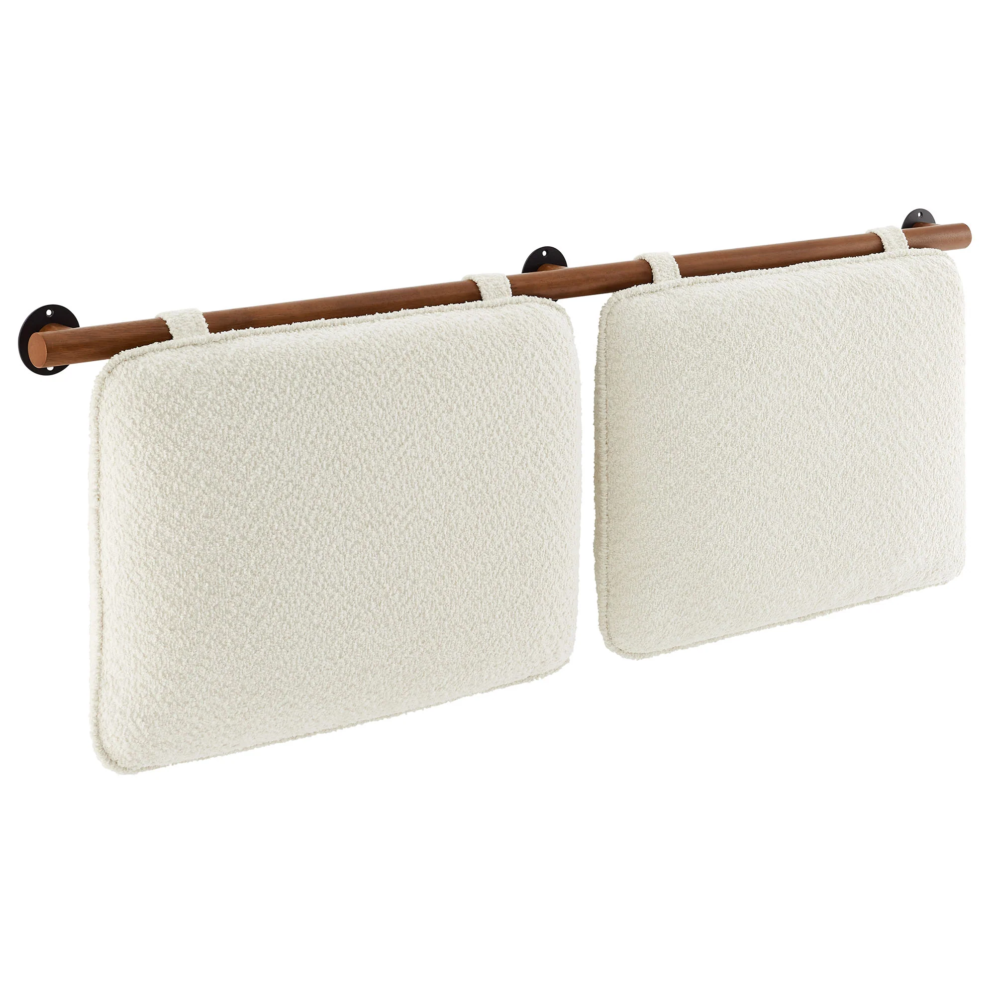 Anela Wall-Mounted Chenille Upholstered Queen Headboard by Modway - Image 9