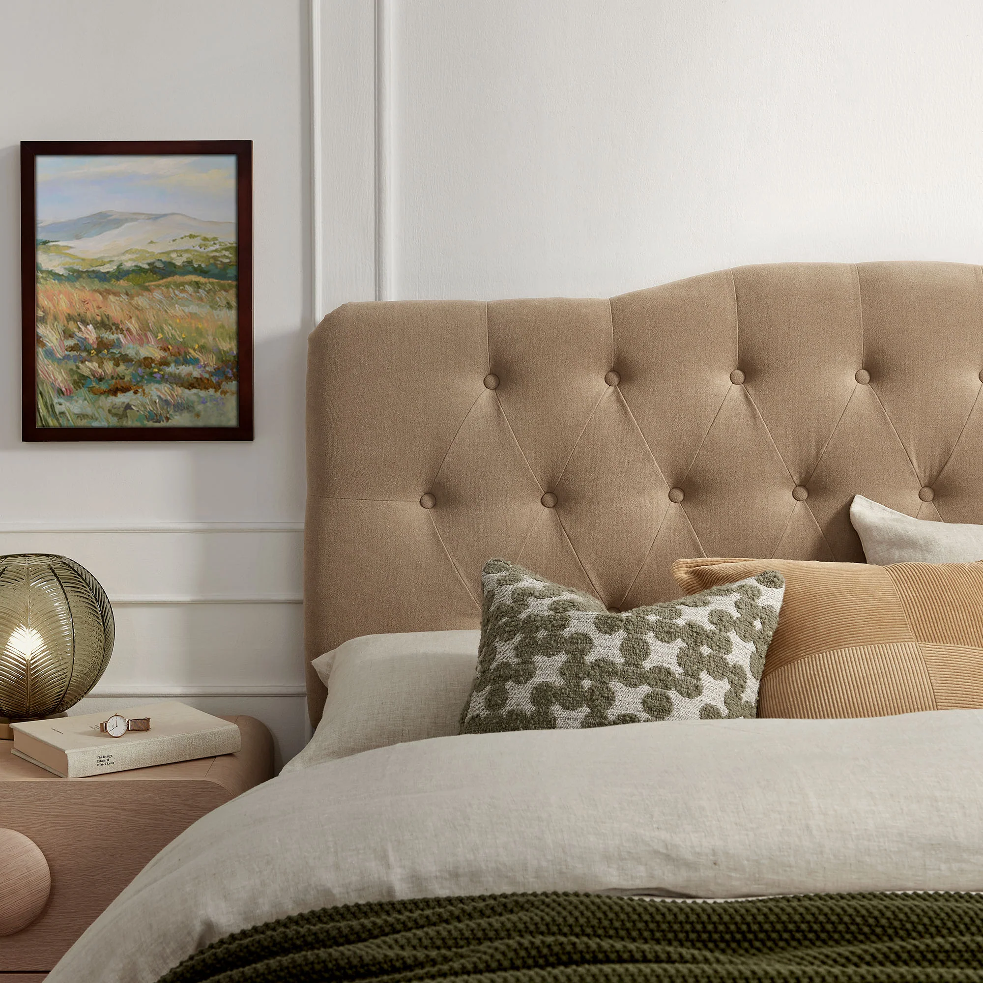 Annabel Premium Linen Blend Full Headboard by Modway - Image 5