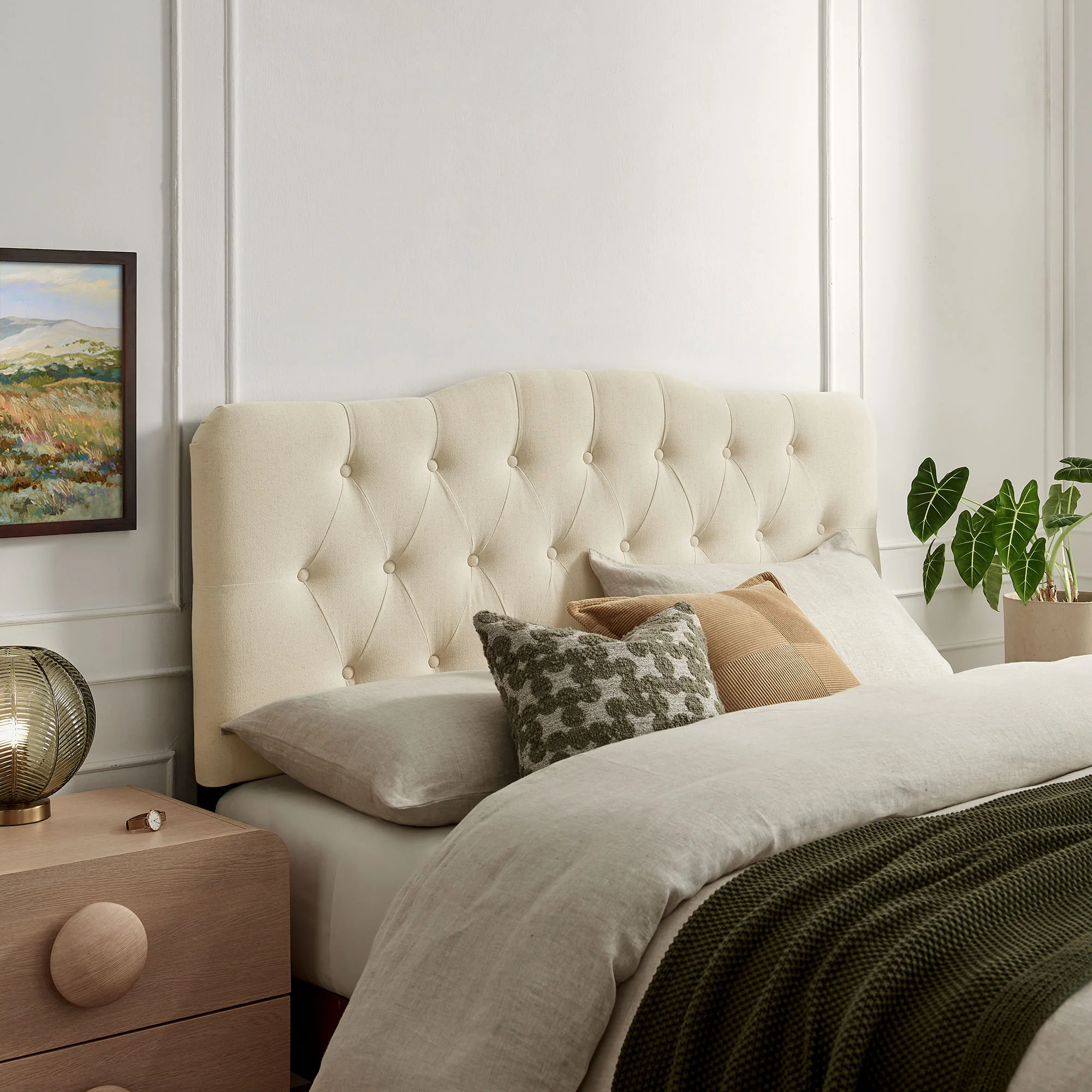 Annabel Premium Linen Blend Queen Headboard by Modway - Image 30