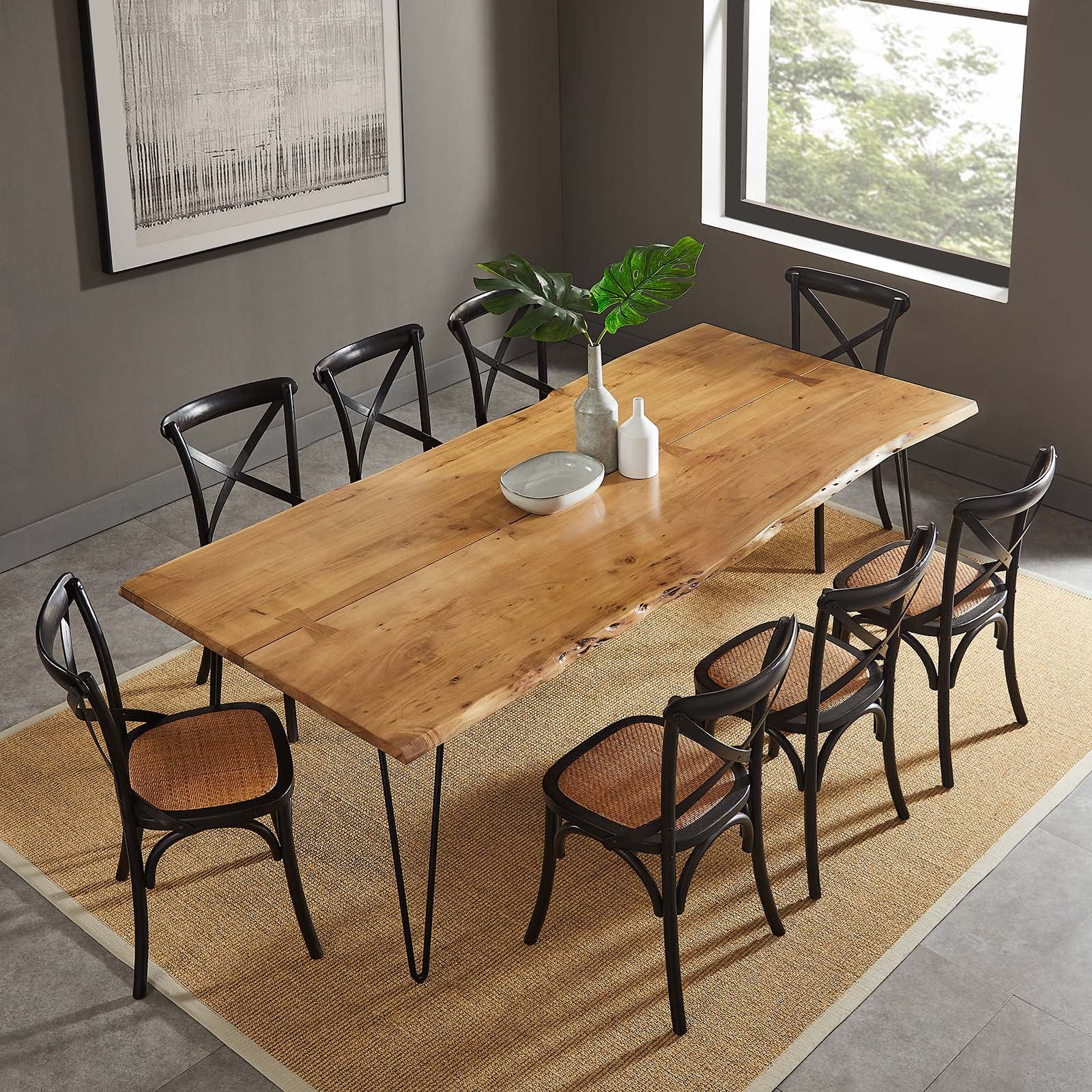Ardor 96" Live Edge Acacia Wood Dining Table By Modway - EEI-6072 - Image 22