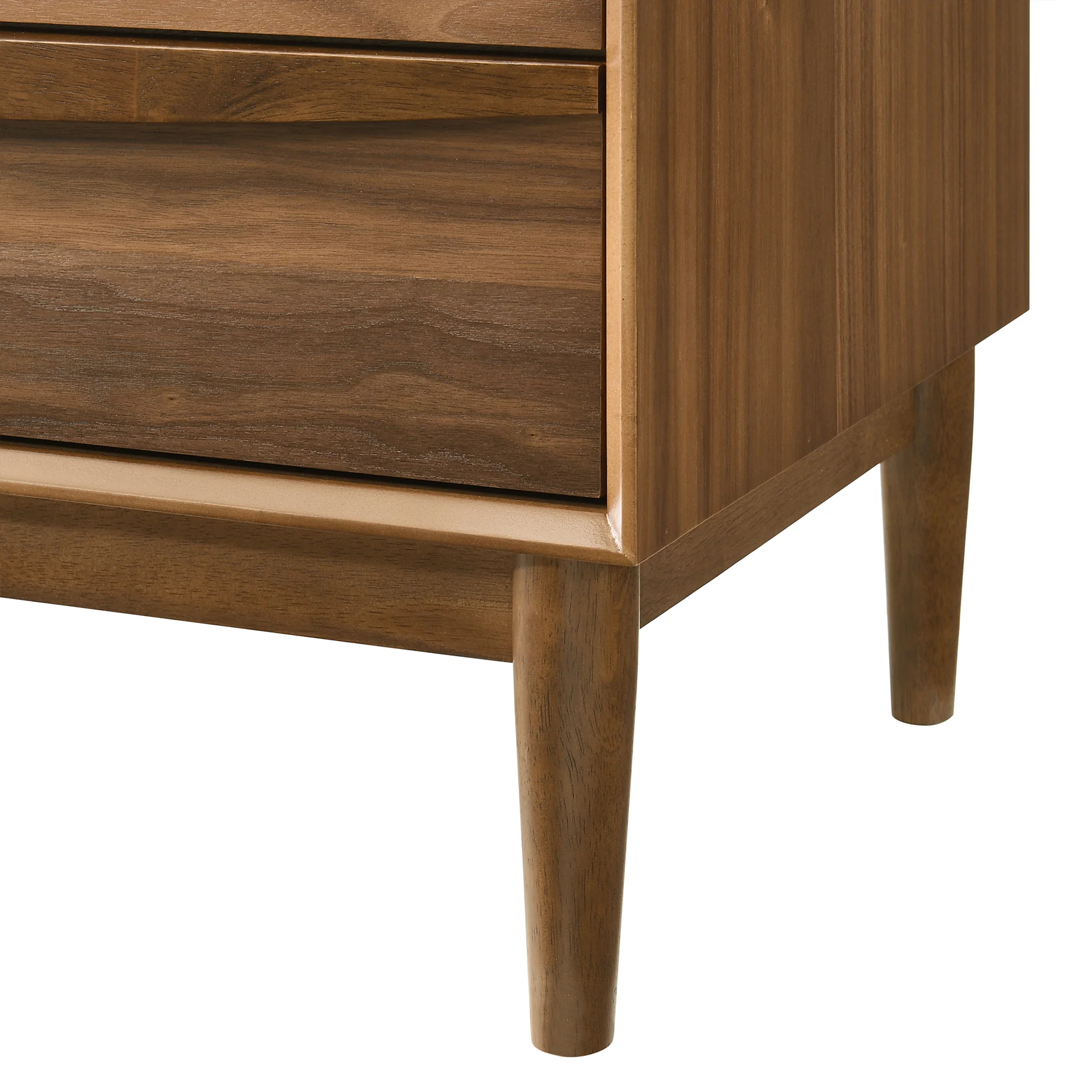 Artemio Queen 3 Piece Wood Bedroom Set in Walnut Finish By Armen Living - Image 8