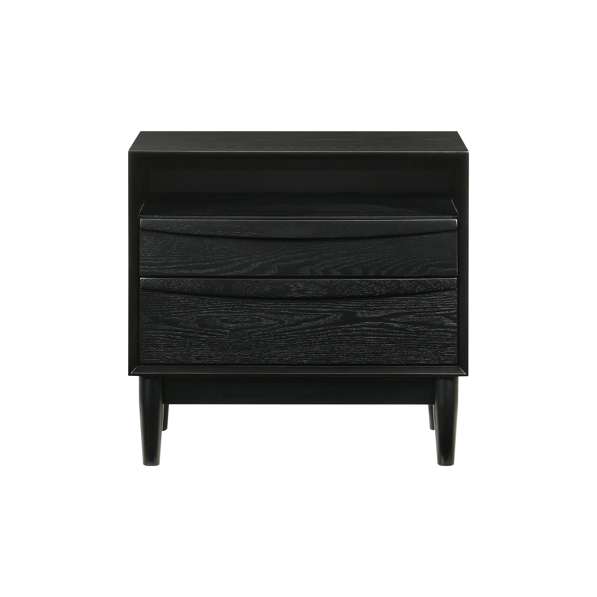 Artemio Queen 4 Piece Wood Bedroom Set in Black Finish By Armen Living - Image 10