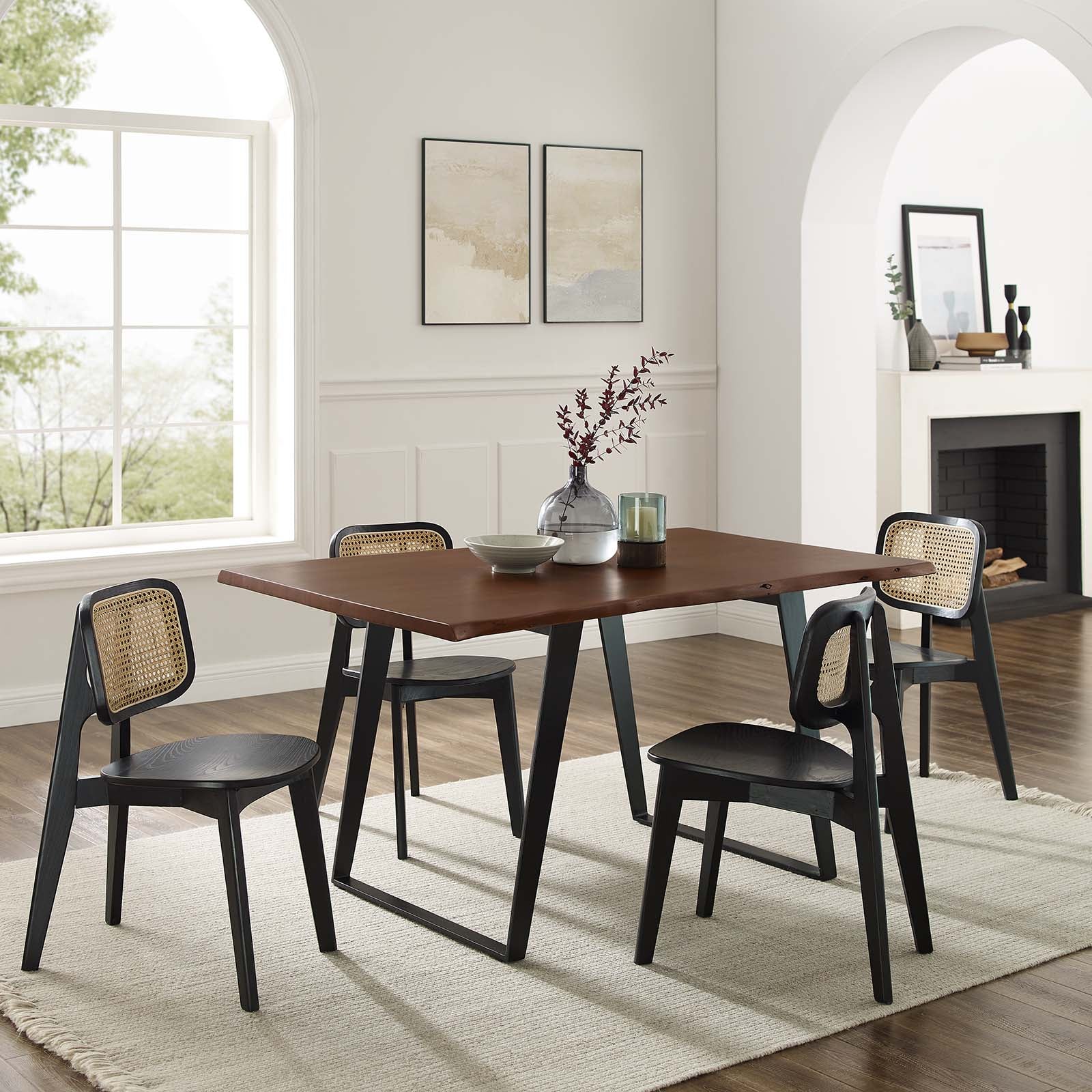 Astound 60" Live Edge Acacia Wood Dining Table By Modway - EEI-6067