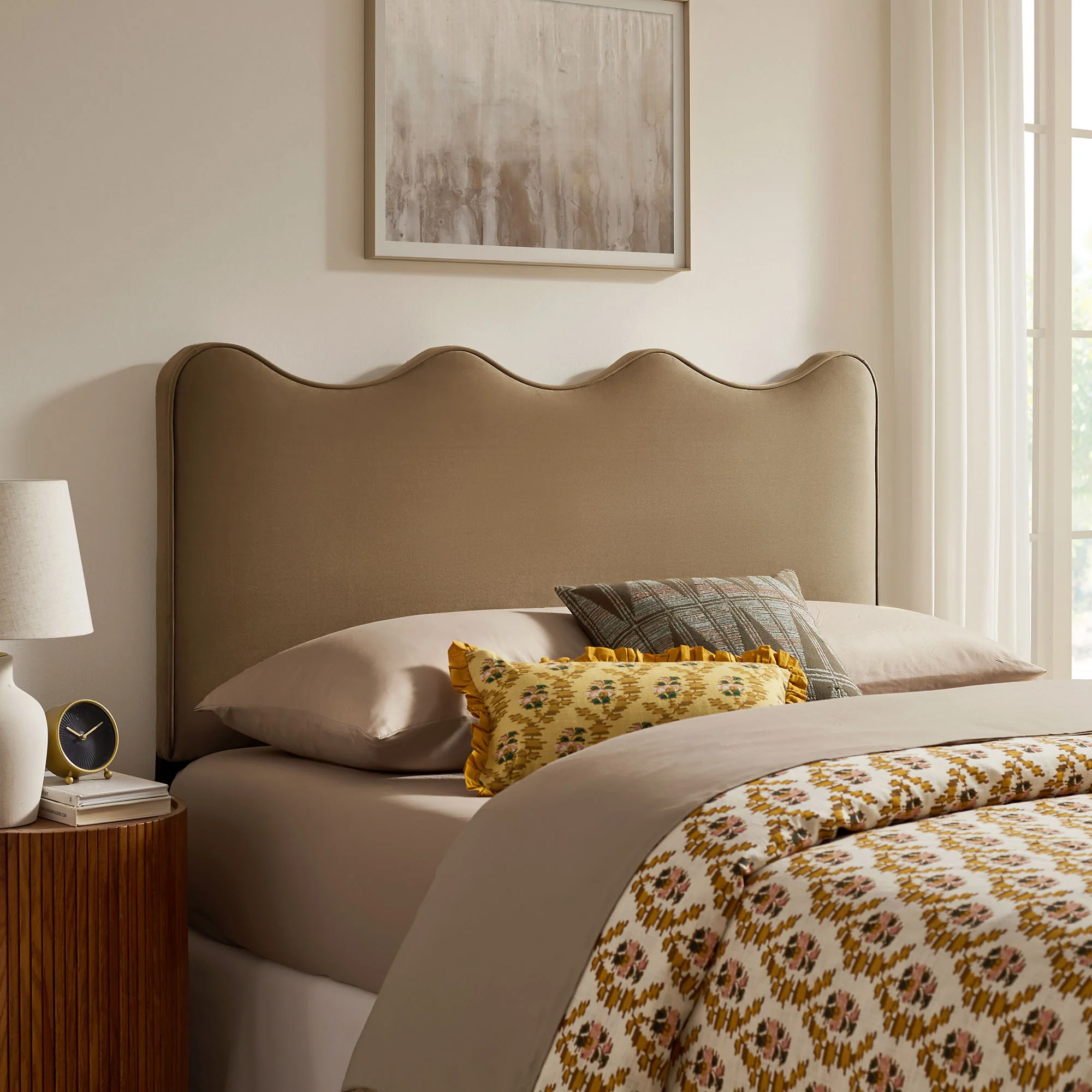 Athena Stain-Resistant Performance Velvet Full Size Headboard by Modway - Image 62