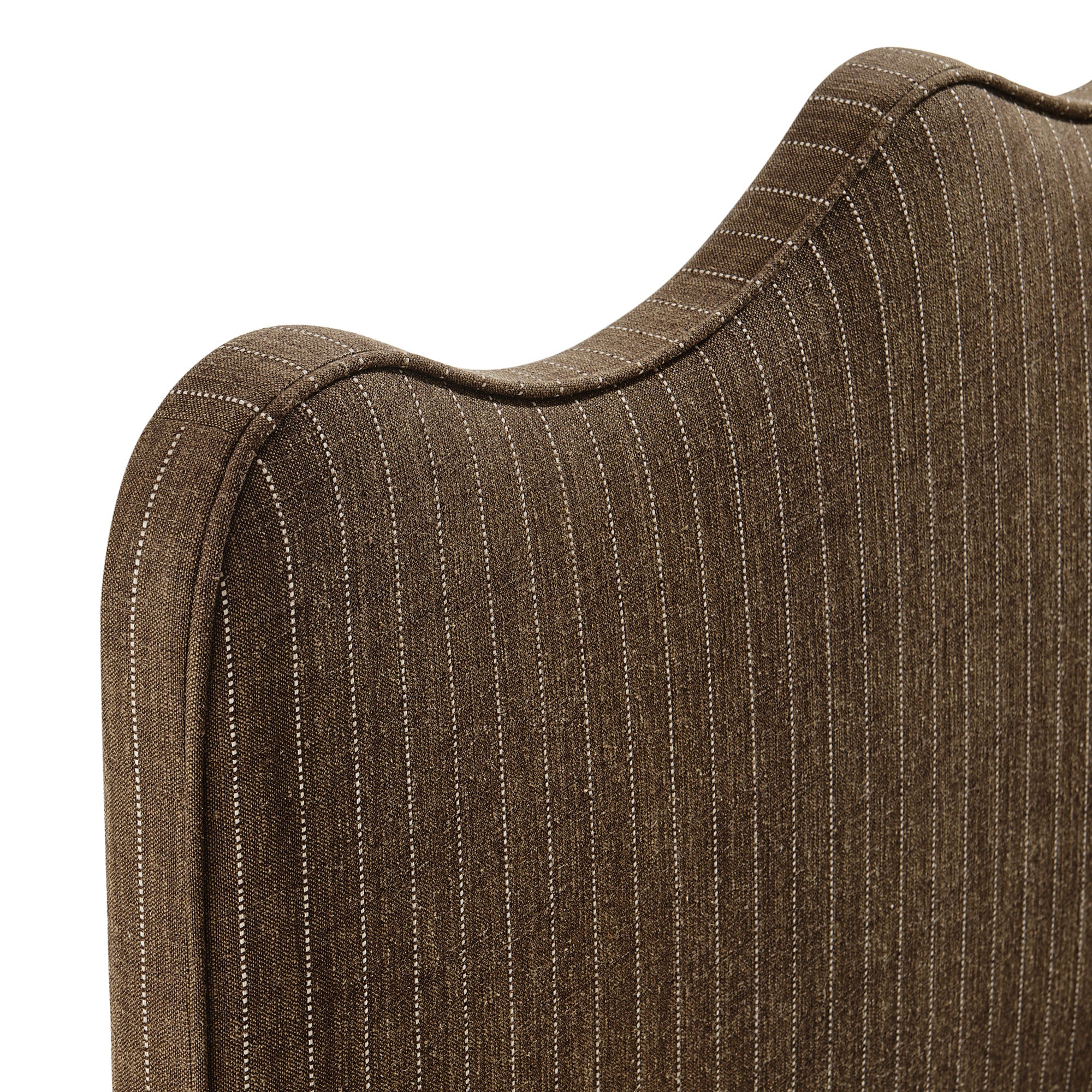 Athena Striped Fabric Upholstered Queen Size Headboard by Modway - Image 4
