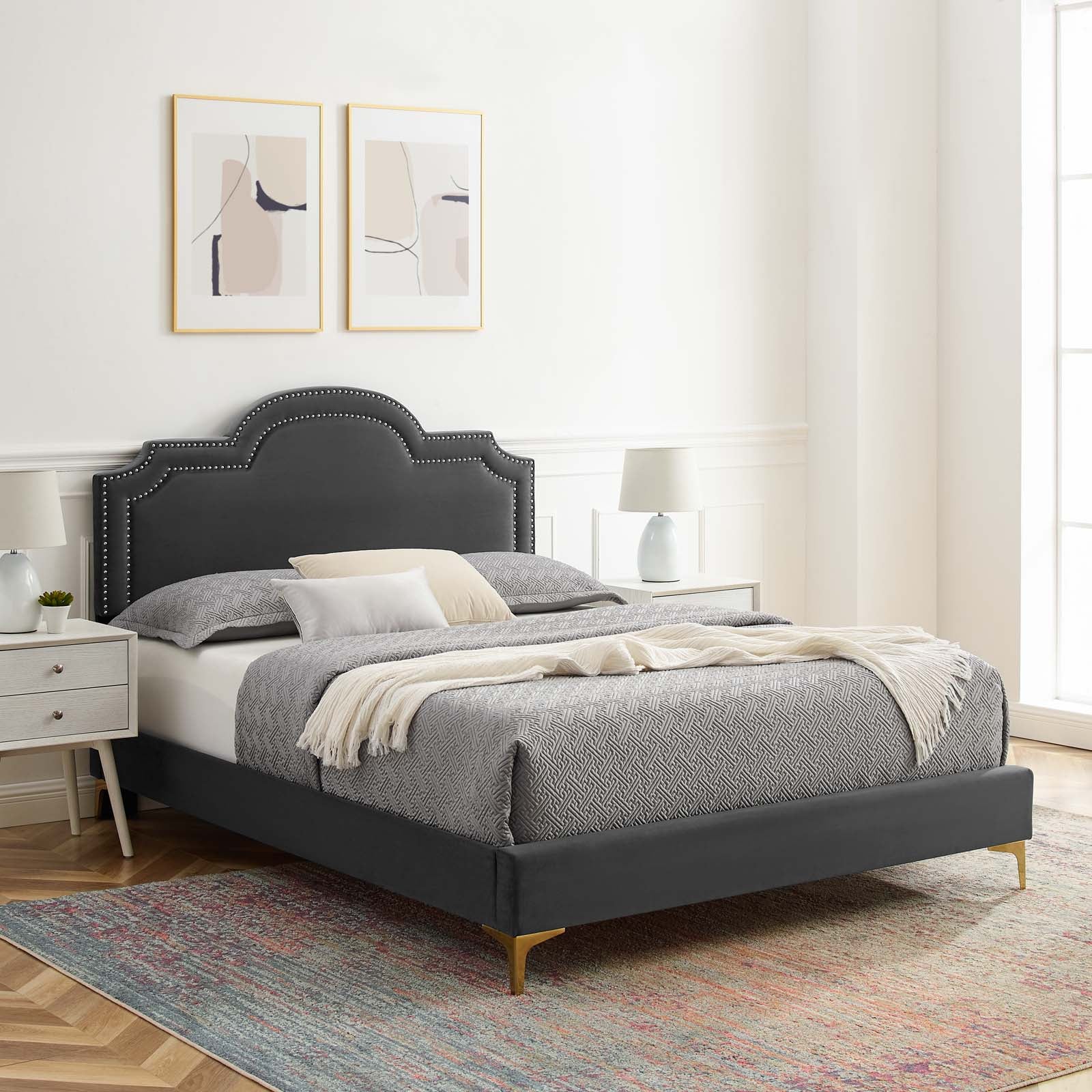 Aviana Performance Velvet Full Bed By Modway - MOD-6804 - Image 4
