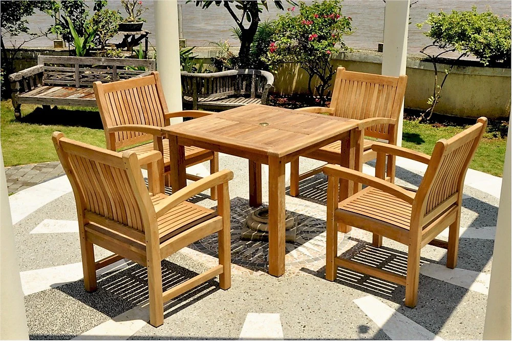 Bahama Sahara 5-Pieces Bistro Table By Anderson Teak