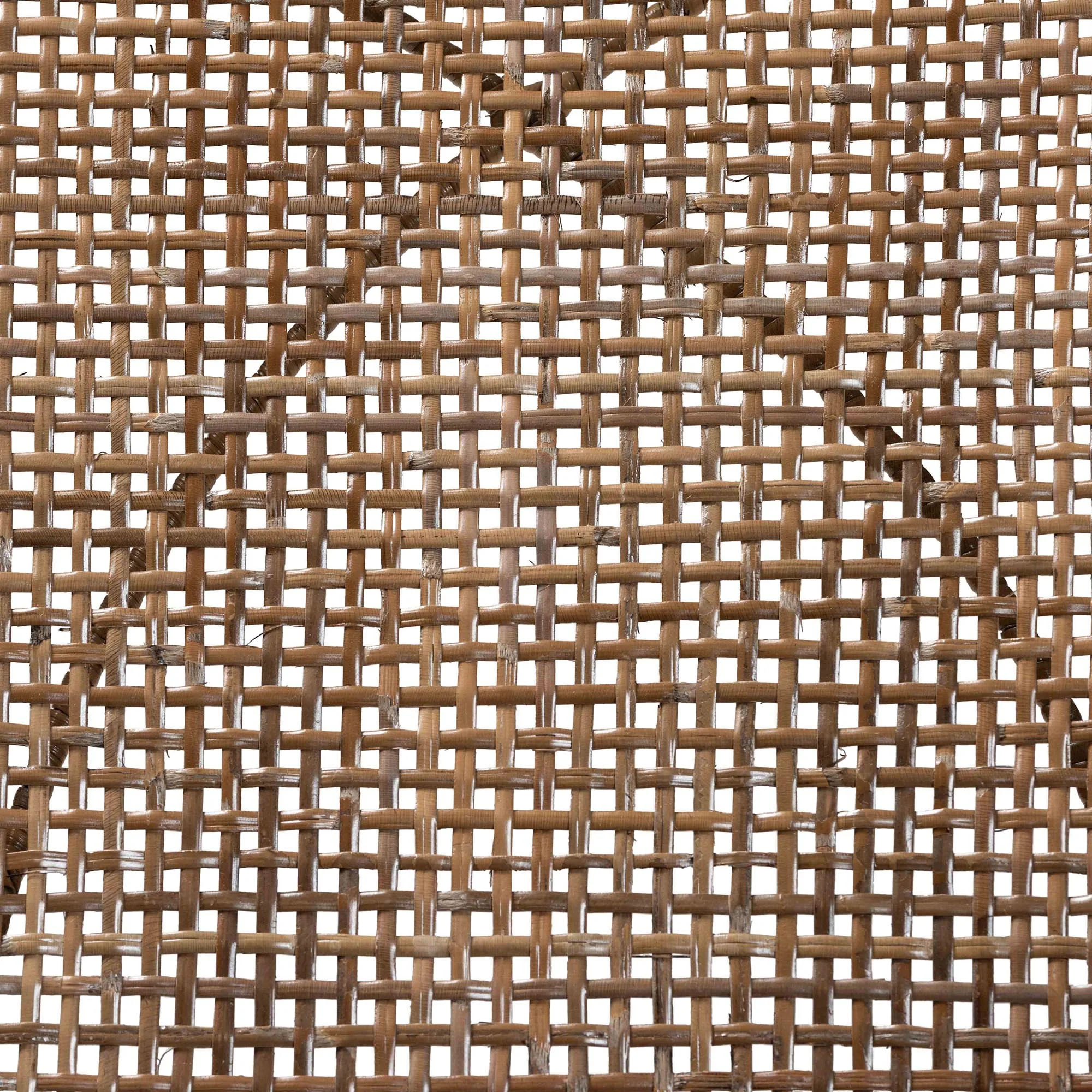 Baxton Studio bali & pari Ballerina Modern Bohemian Greywashed Rattan and Black Metal 2-Piece Dining Chair Set - Image 7