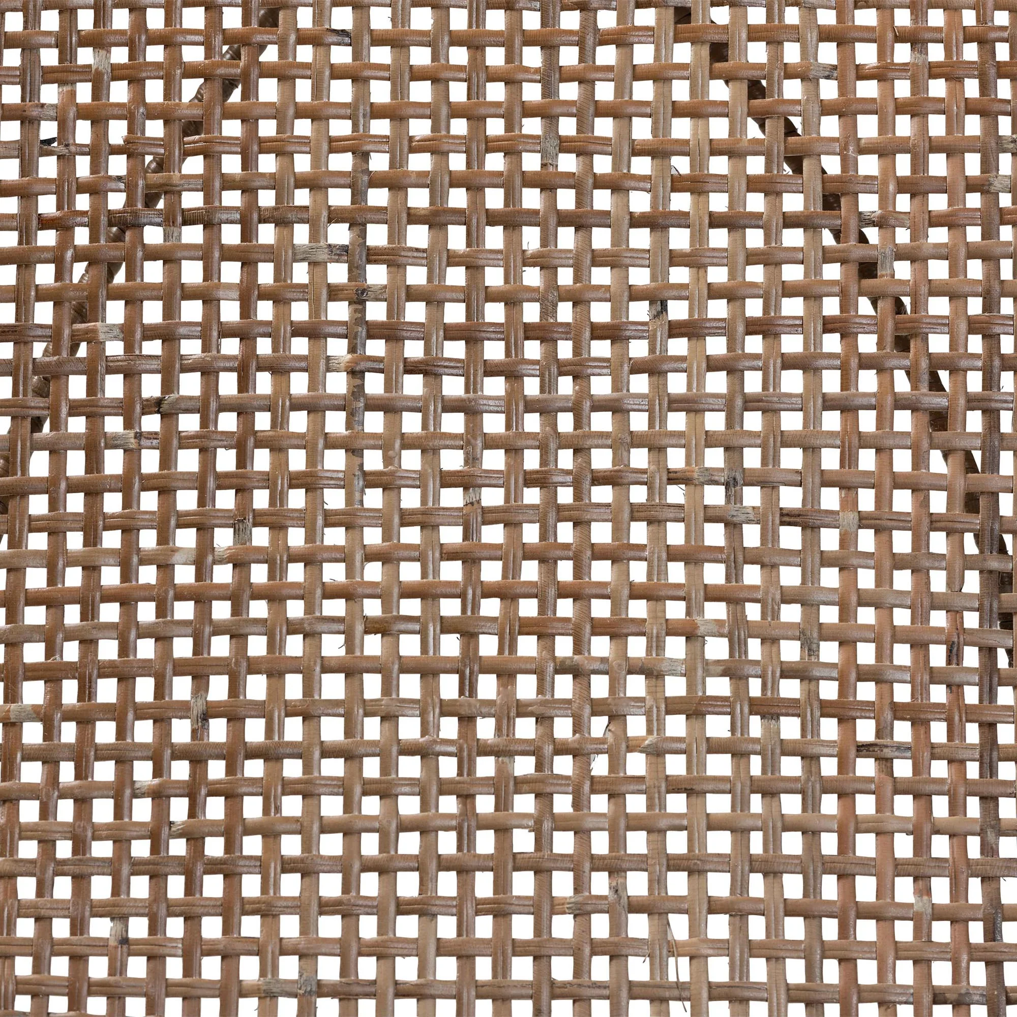 Baxton Studio bali & pari Sabelle Japandi Greywashed Rattan and Black Metal 2-Piece Dining Chair Set - Image 7