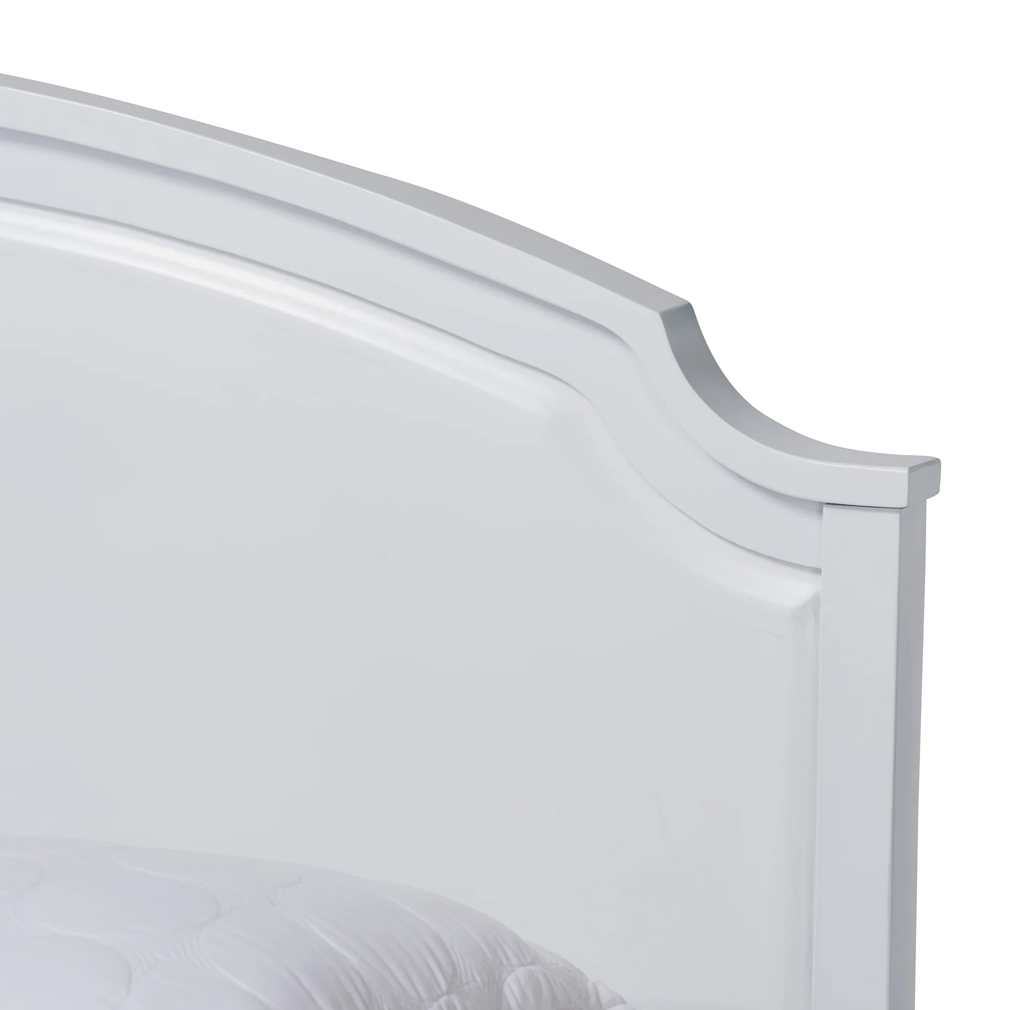 Baxton Studio Elise Classic and Transitional White Finished Wood Queen Size 4-Piece Bedroom Set - Image 11