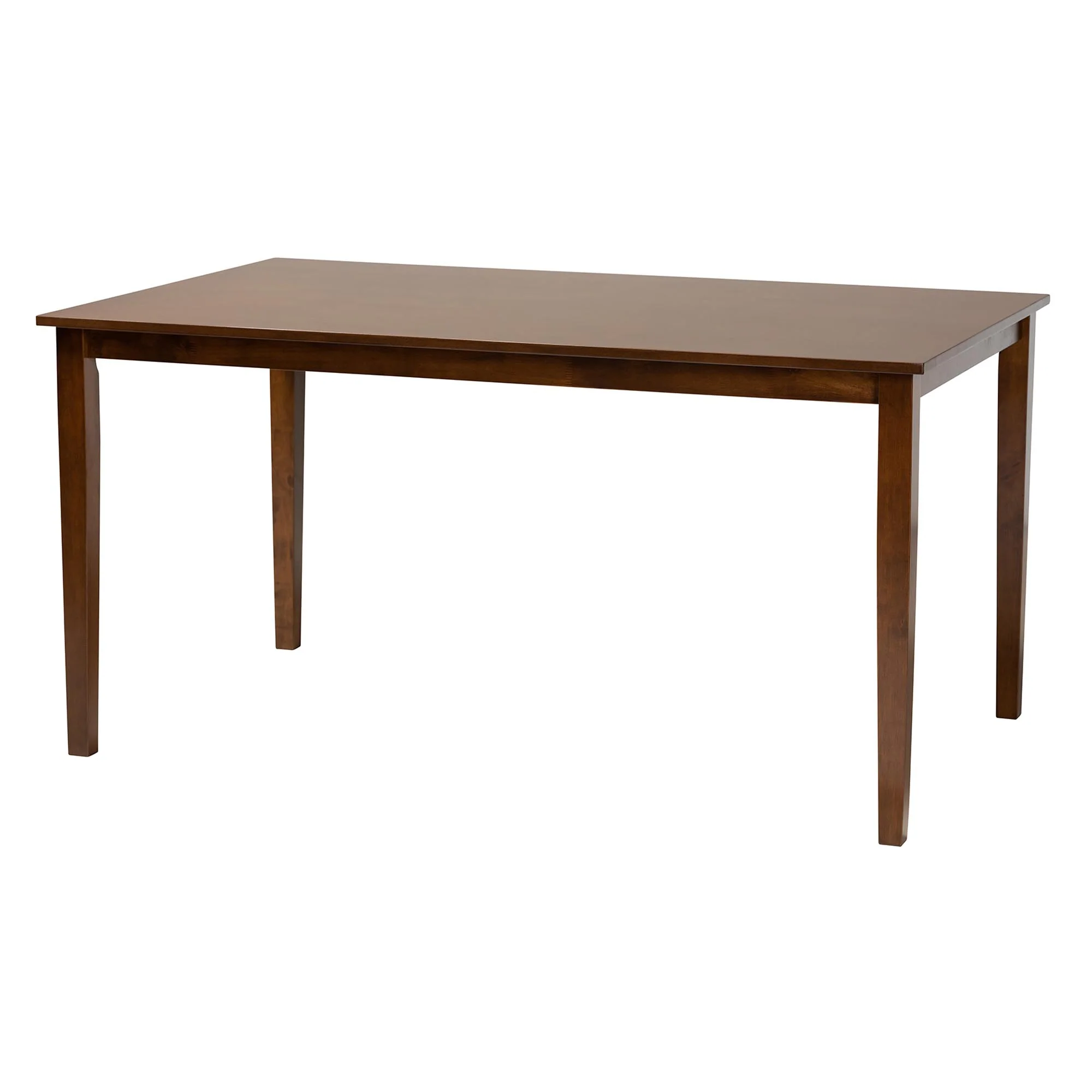 Baxton Studio Olympia Modern Beige Fabric and Espresso Brown Finished Wood 6-Piece Dining Set - Image 30