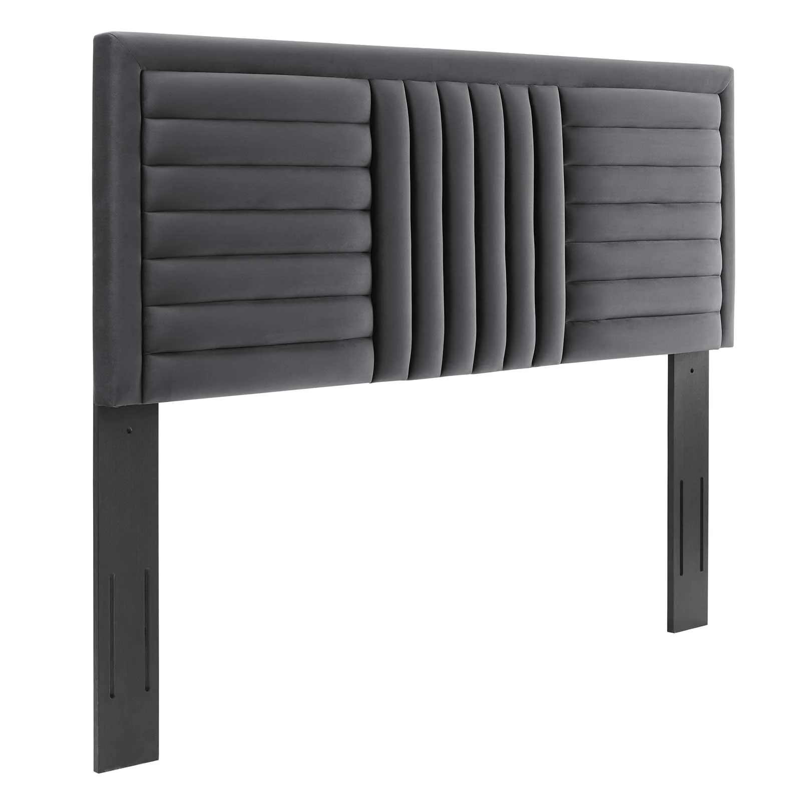 Believe Channel Tufted Performance Velvet Twin Headboard By Modway - MOD-6664 - Image 2