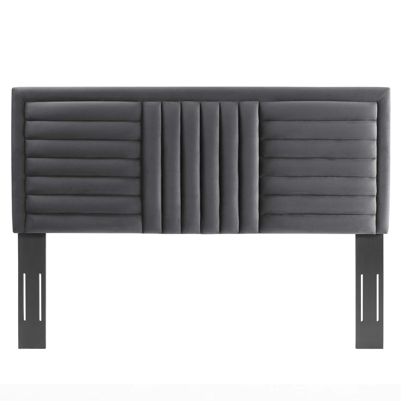 Believe Channel Tufted Performance Velvet Twin Headboard By Modway - MOD-6664 - Image 3