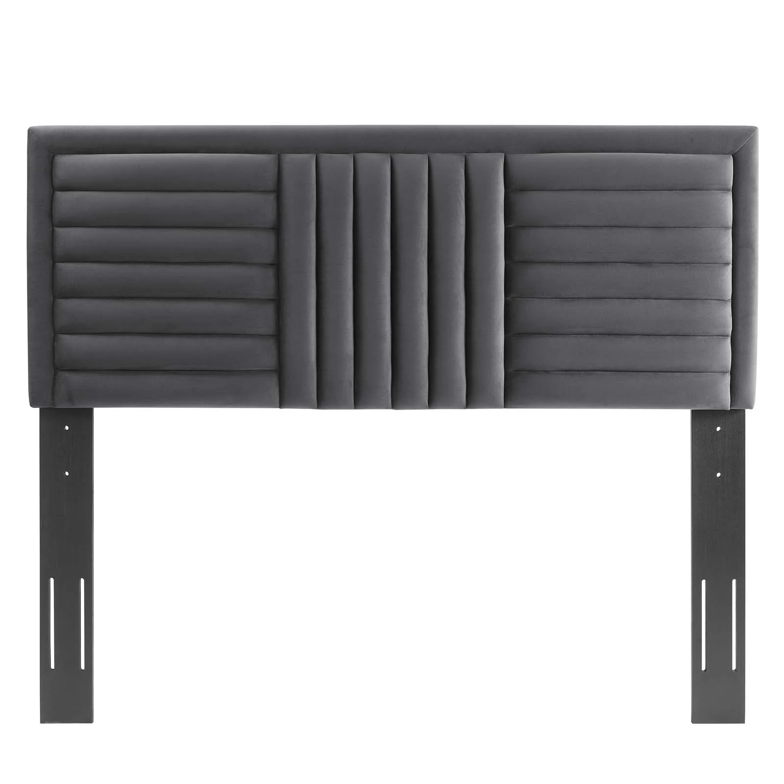 Believe Channel Tufted Performance Velvet Twin Headboard By Modway - MOD-6664 - Image 4