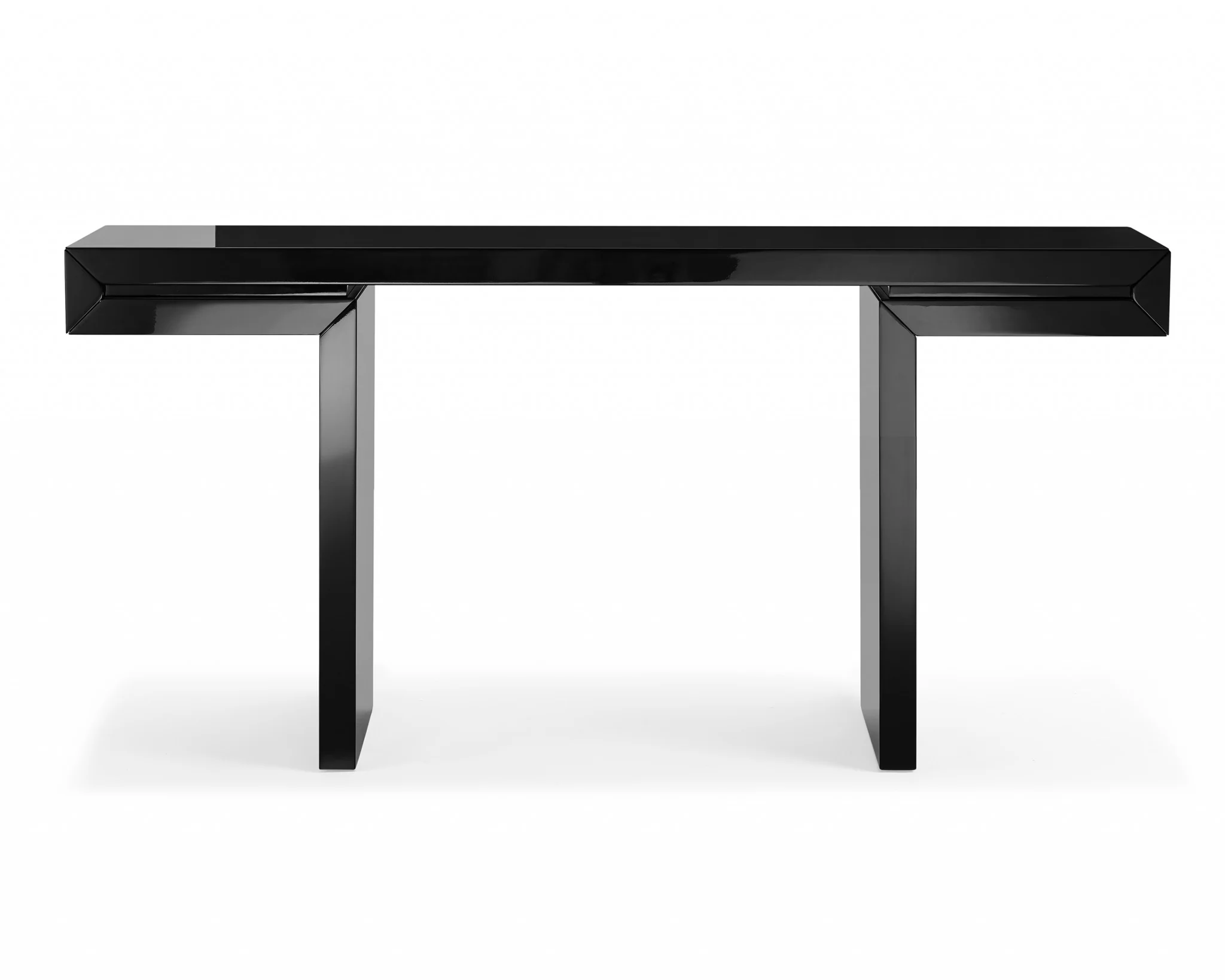 Black Lacquer Console By Homeroots