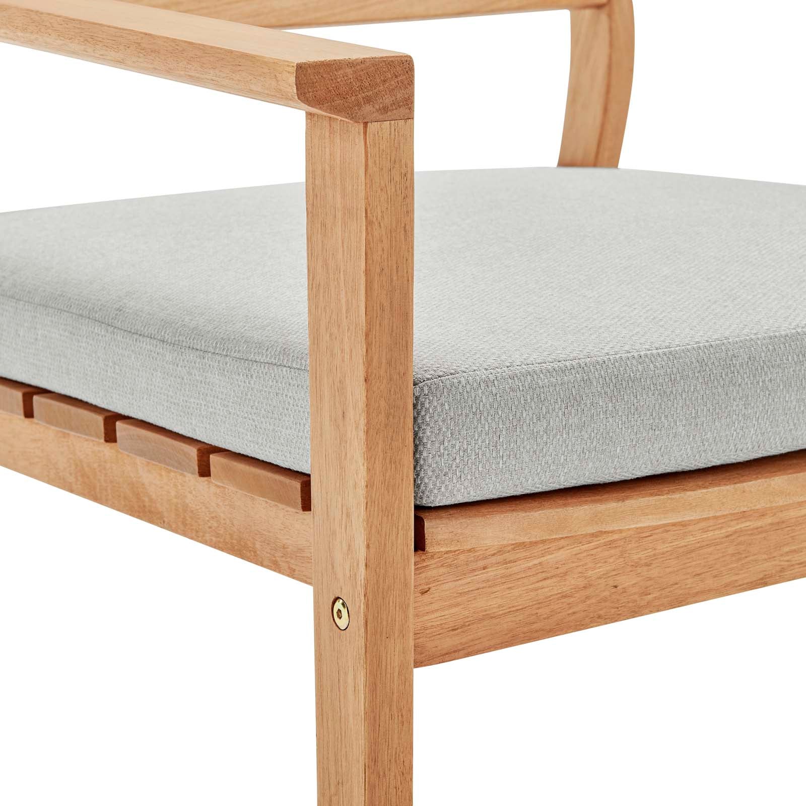 Breton Outdoor Patio Ash Wood Armchair By Modway - EEI-3713 - Image 5