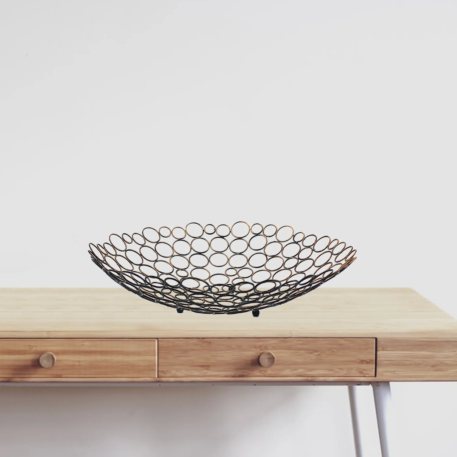 Bronze Decorative Metal Tray By Homeroots