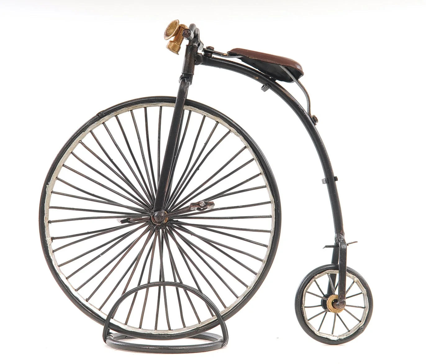 c1870 High Wheeler Bicycle Sculpture By Homeroots