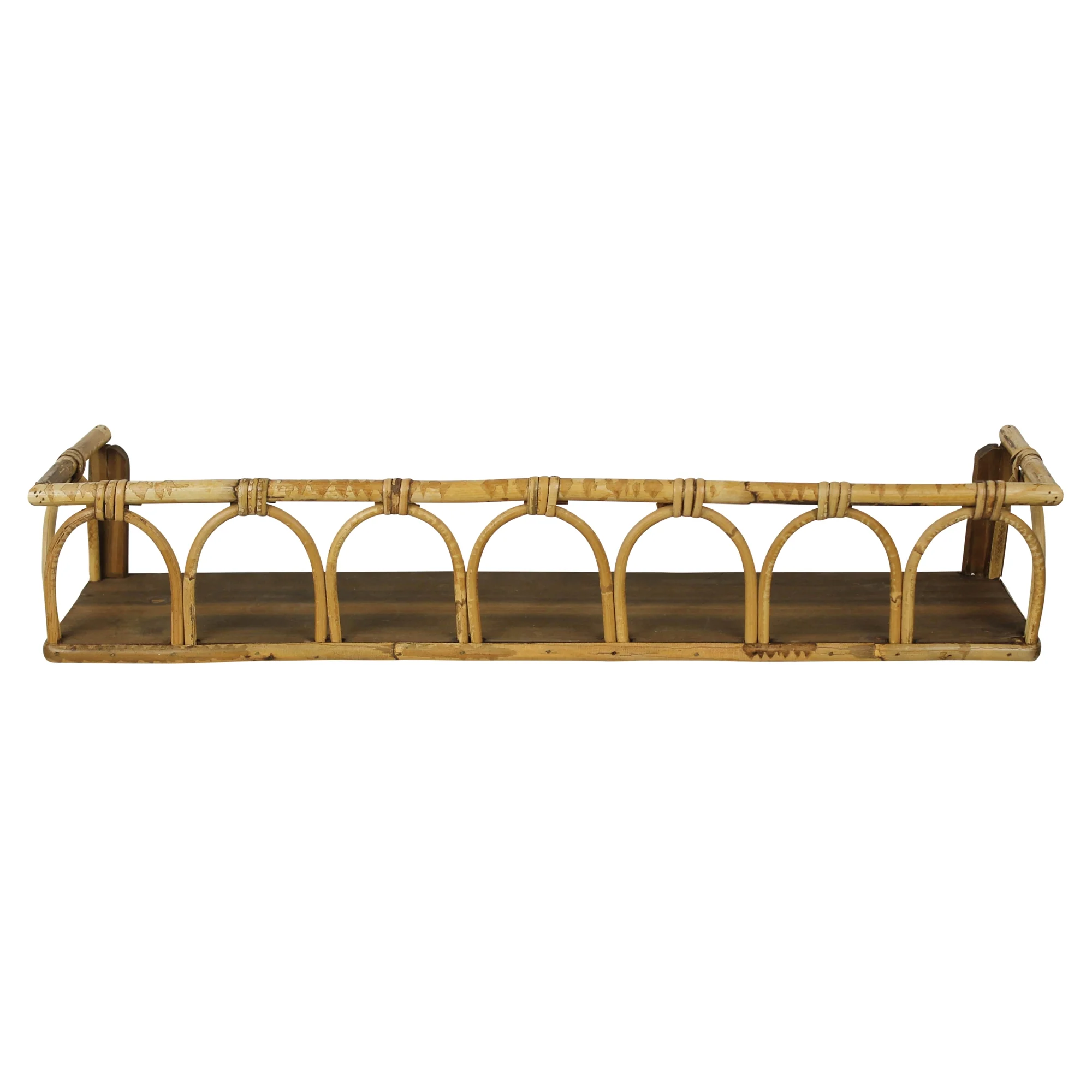 Cairo Shelf, Rattan Set Of 2 By HomArt