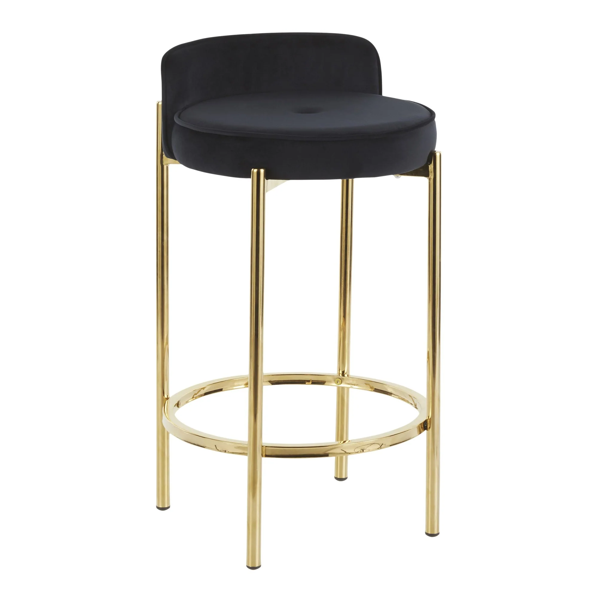 Chloe Counter Stool - Set of 2 By LumiSource - B26-CHLOE AUVBK2 - Image 6