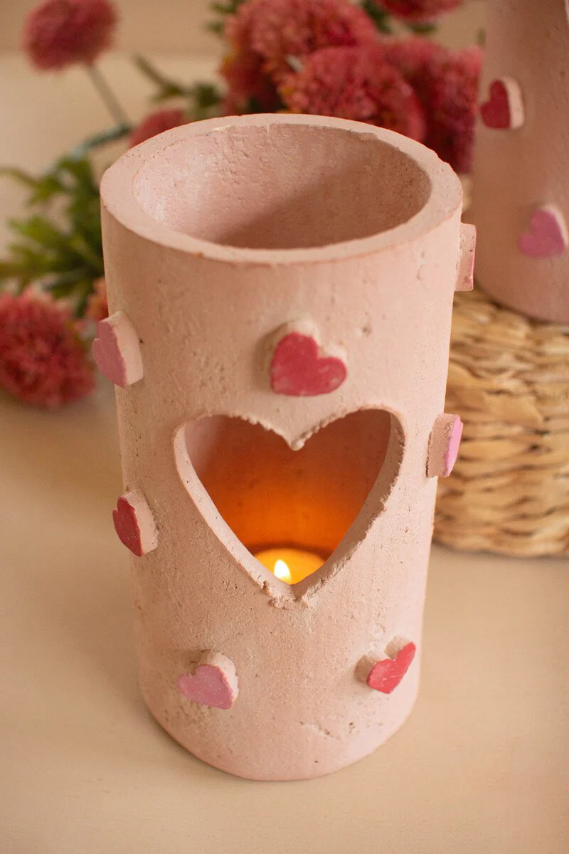 Clay Valentines Luminary By Kalalou - Image 2