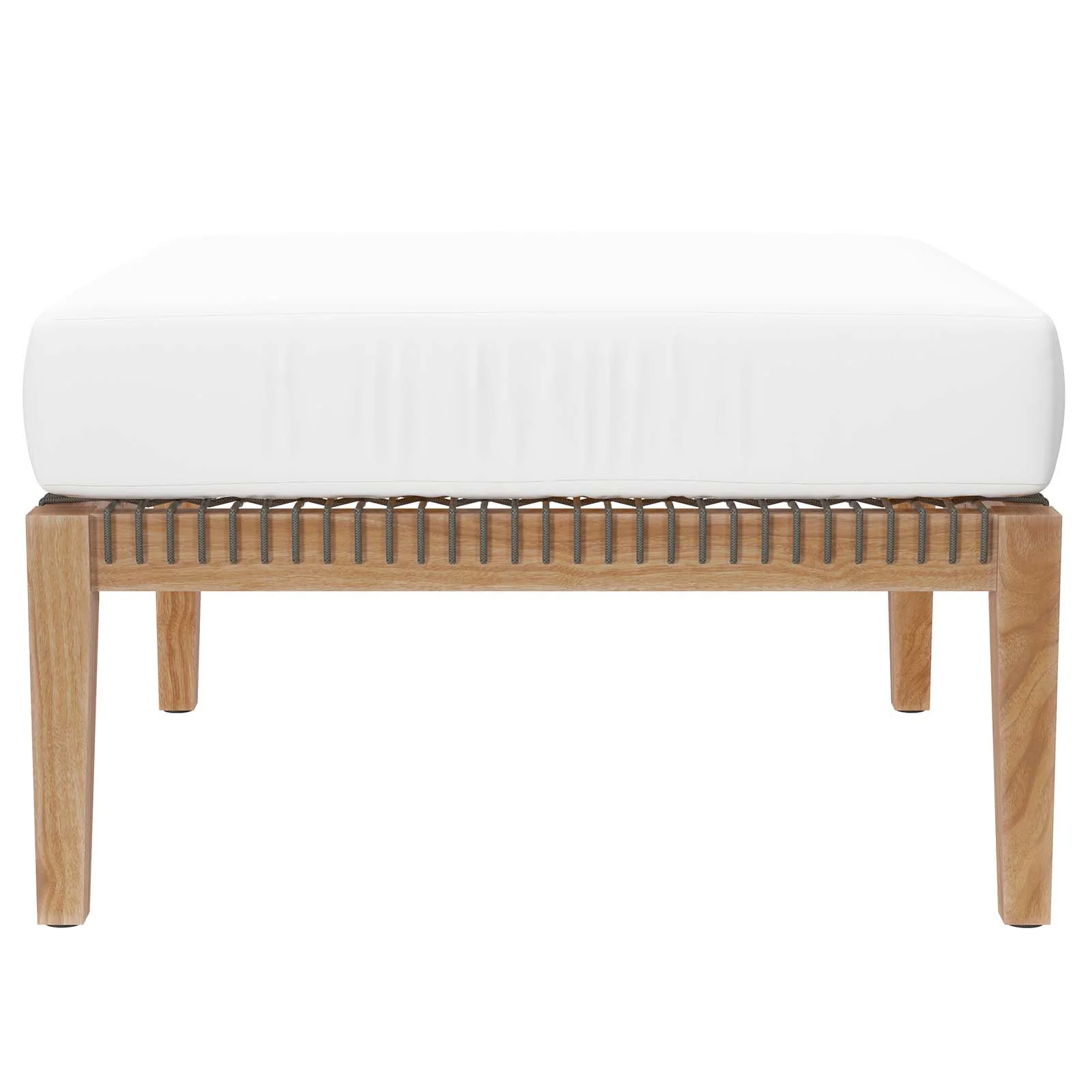 Clearwater Outdoor Patio Teak Wood 4-Piece Sectional Sofa By Modway - EEI-6121 - Image 48