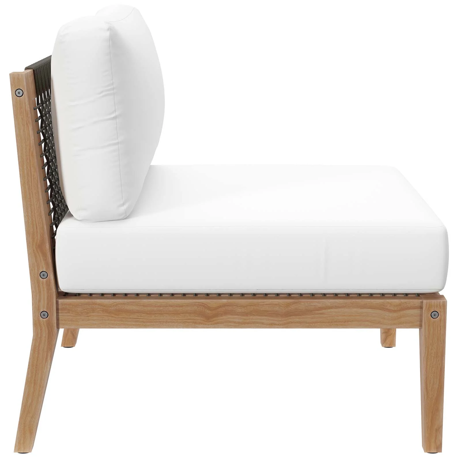 Clearwater Outdoor Patio Teak Wood Armless Chair By Modway - EEI-5856 - Image 23