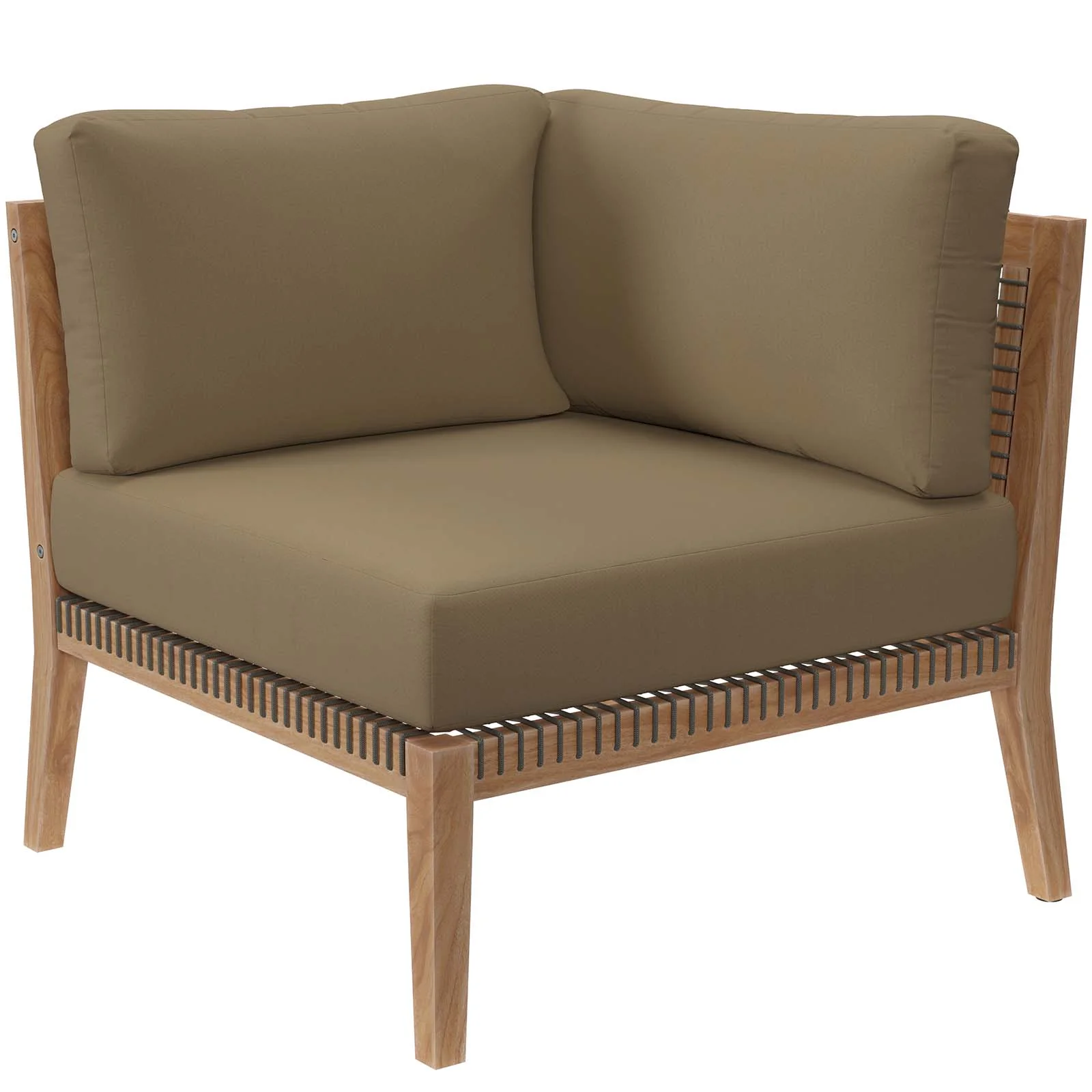 Clearwater Outdoor Patio Teak Wood Sofa By Modway - EEI-6120 - Image 15