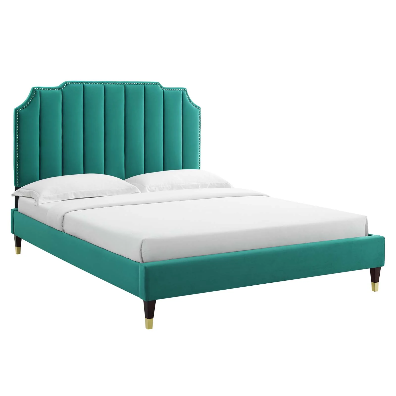 Colette Full Performance Velvet Platform Bed By Modway - MOD-6889 - Image 97